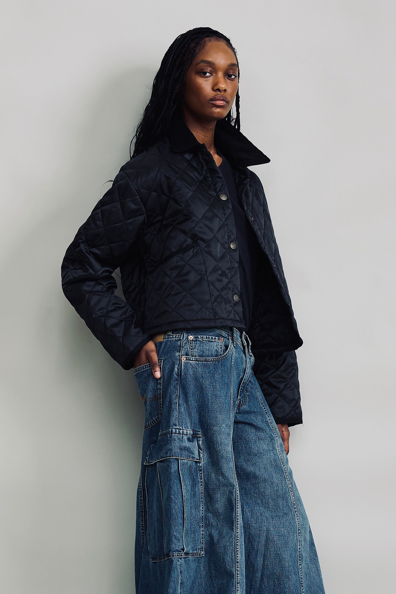 Faulkner Quilted Jacket - Black