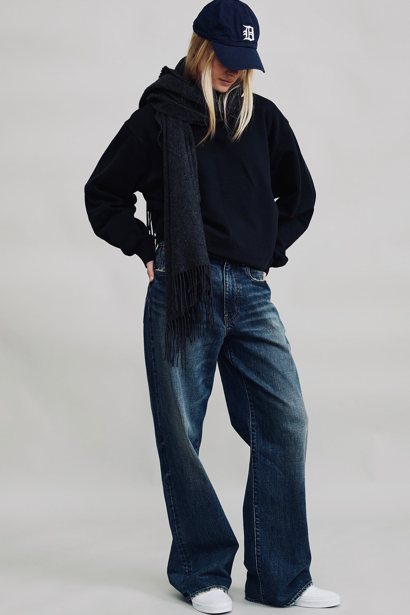 Teri Wide Leg Jean - Sloane Indigo