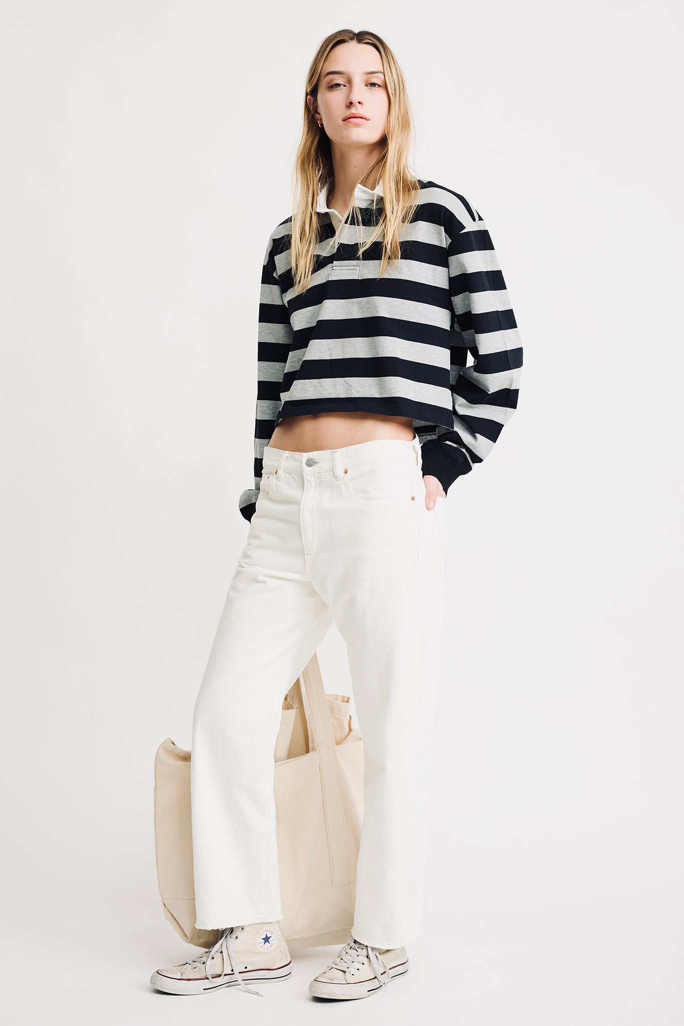 Lucy Boyfriend Jean - Vintage Cream White