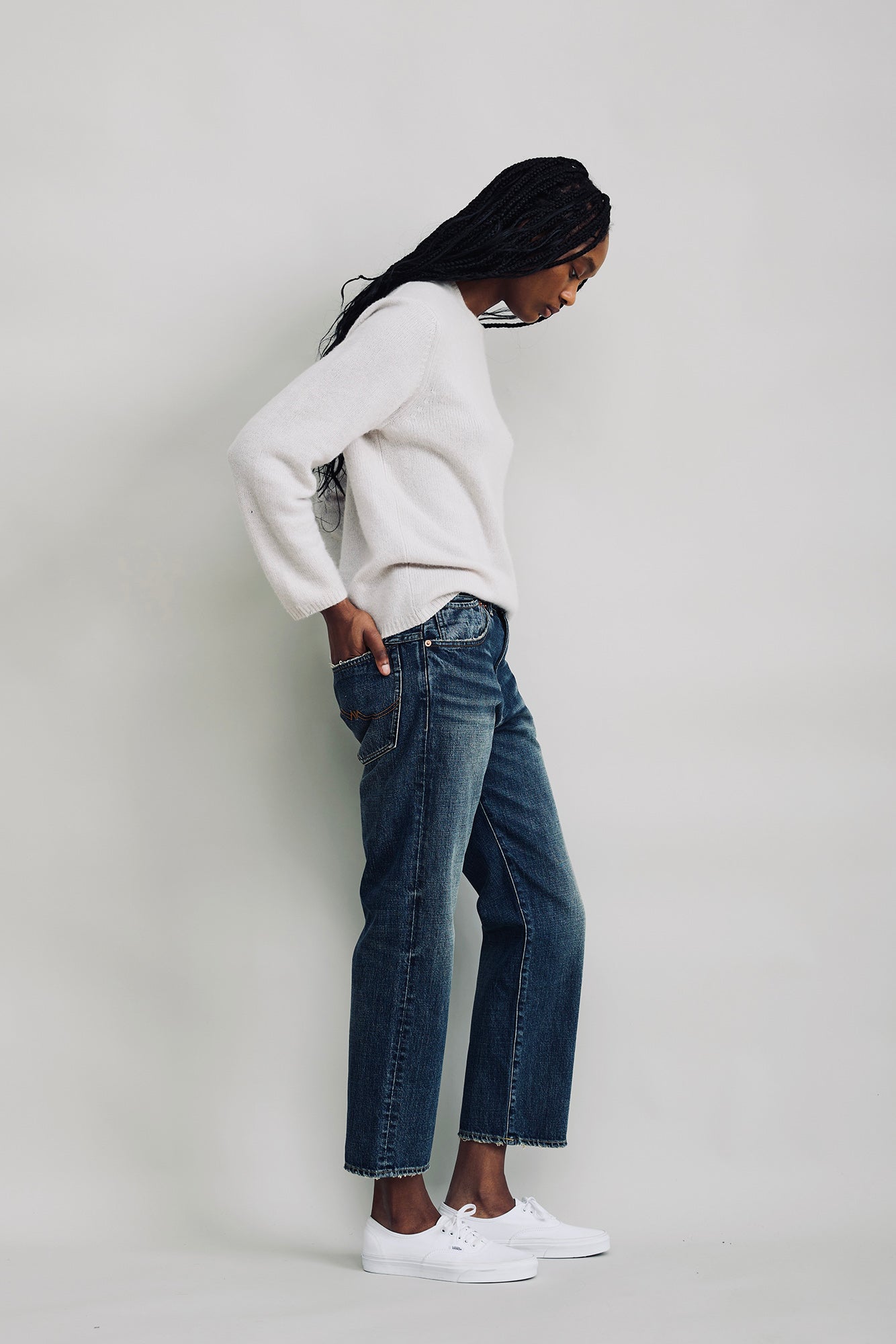 Lucy Boyfriend Jean - Sloane Indigo