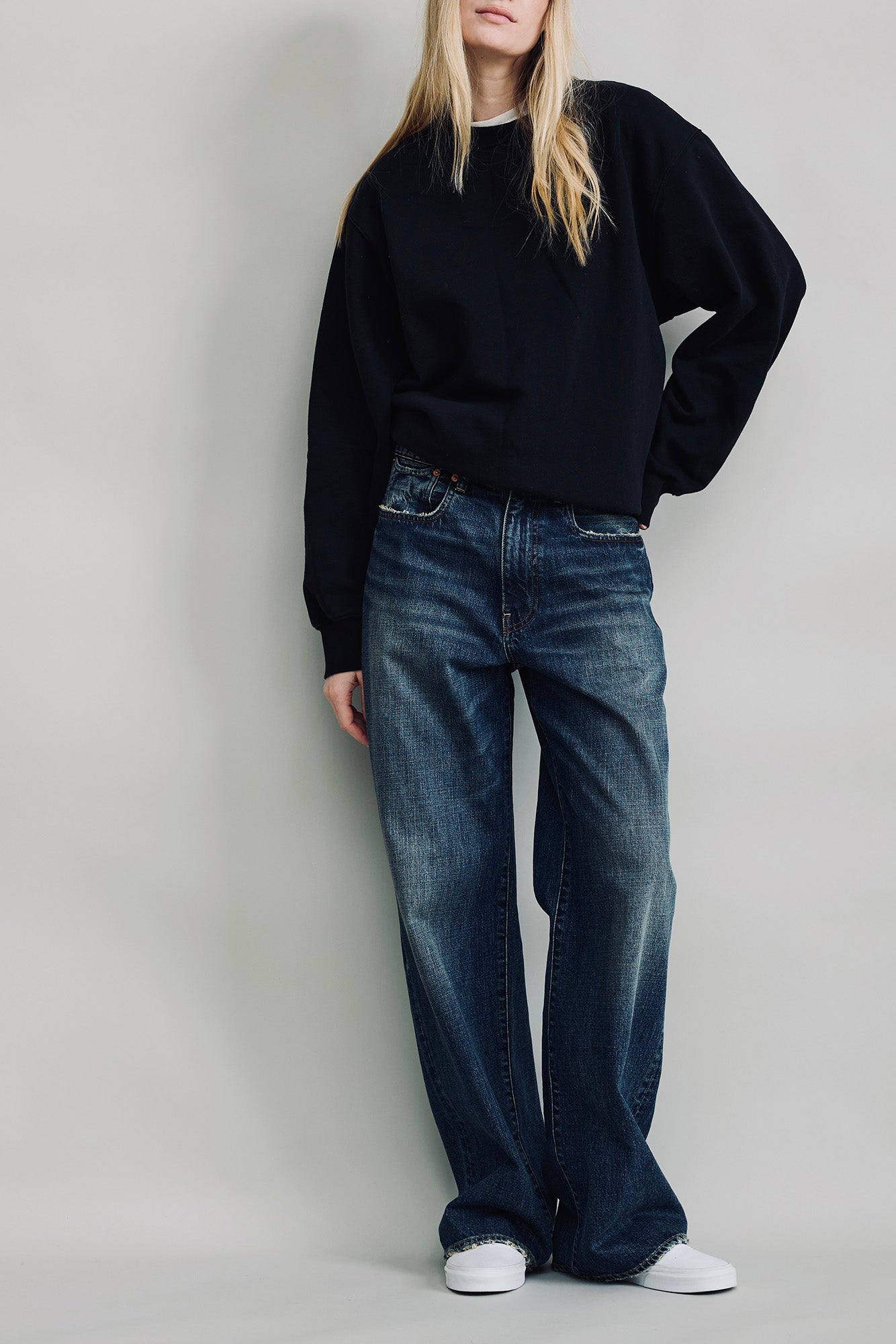 Teri Wide Leg Jean - Sloane Indigo