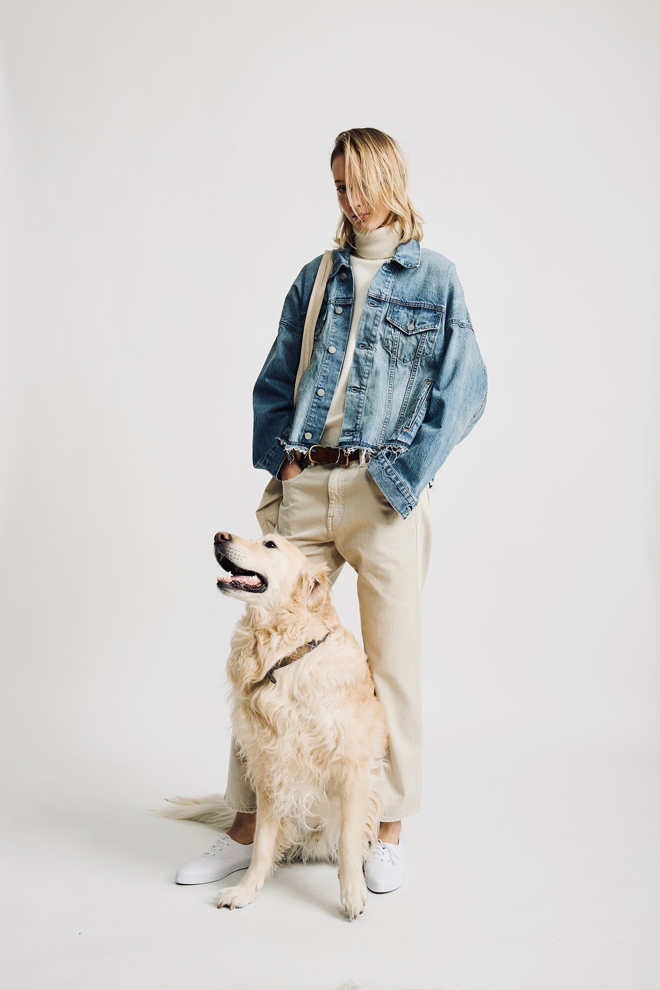 Lucy Boyfriend Jean - Barley Khaki