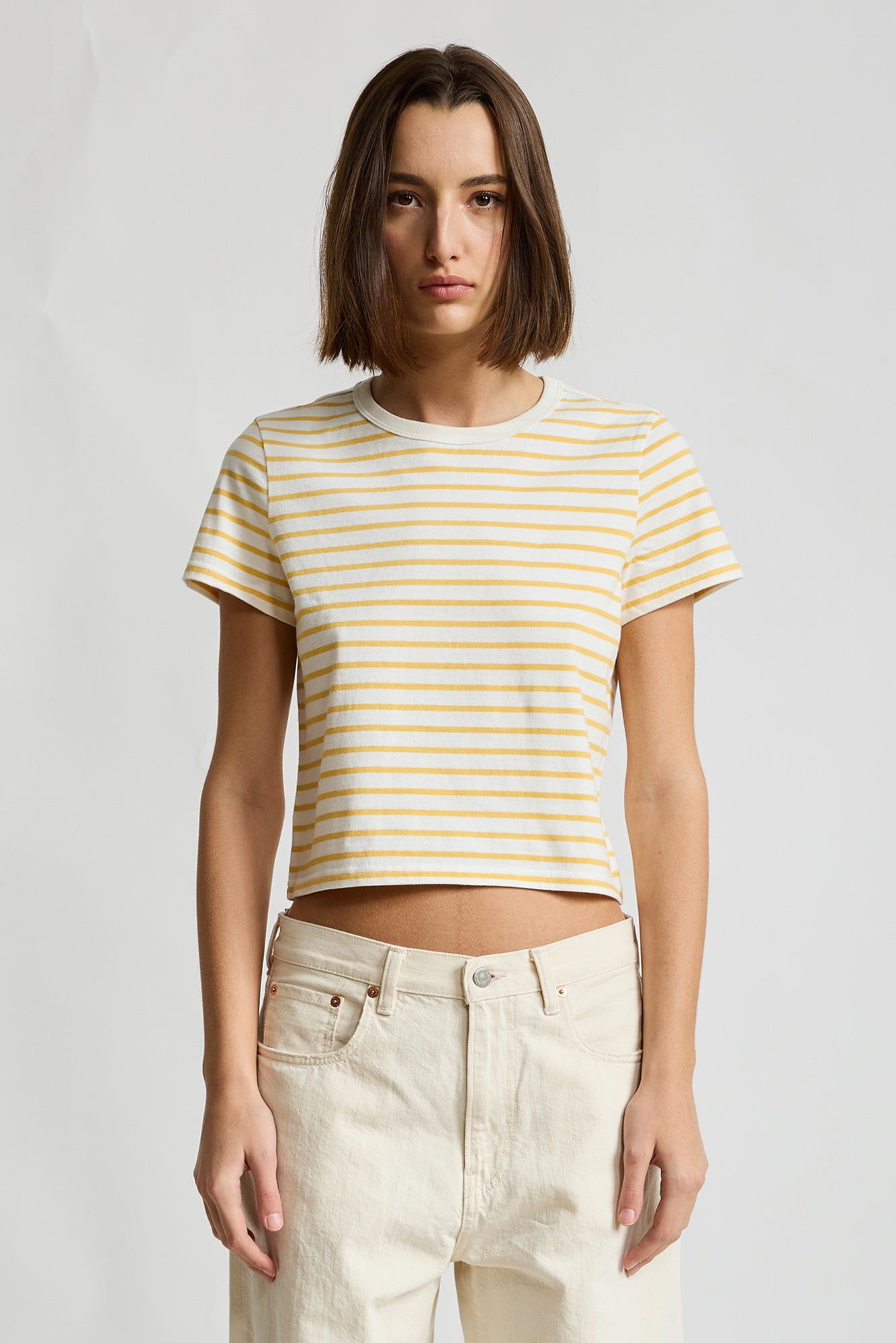 Lee Baby Striped Tee - Yellow Stripe Multi