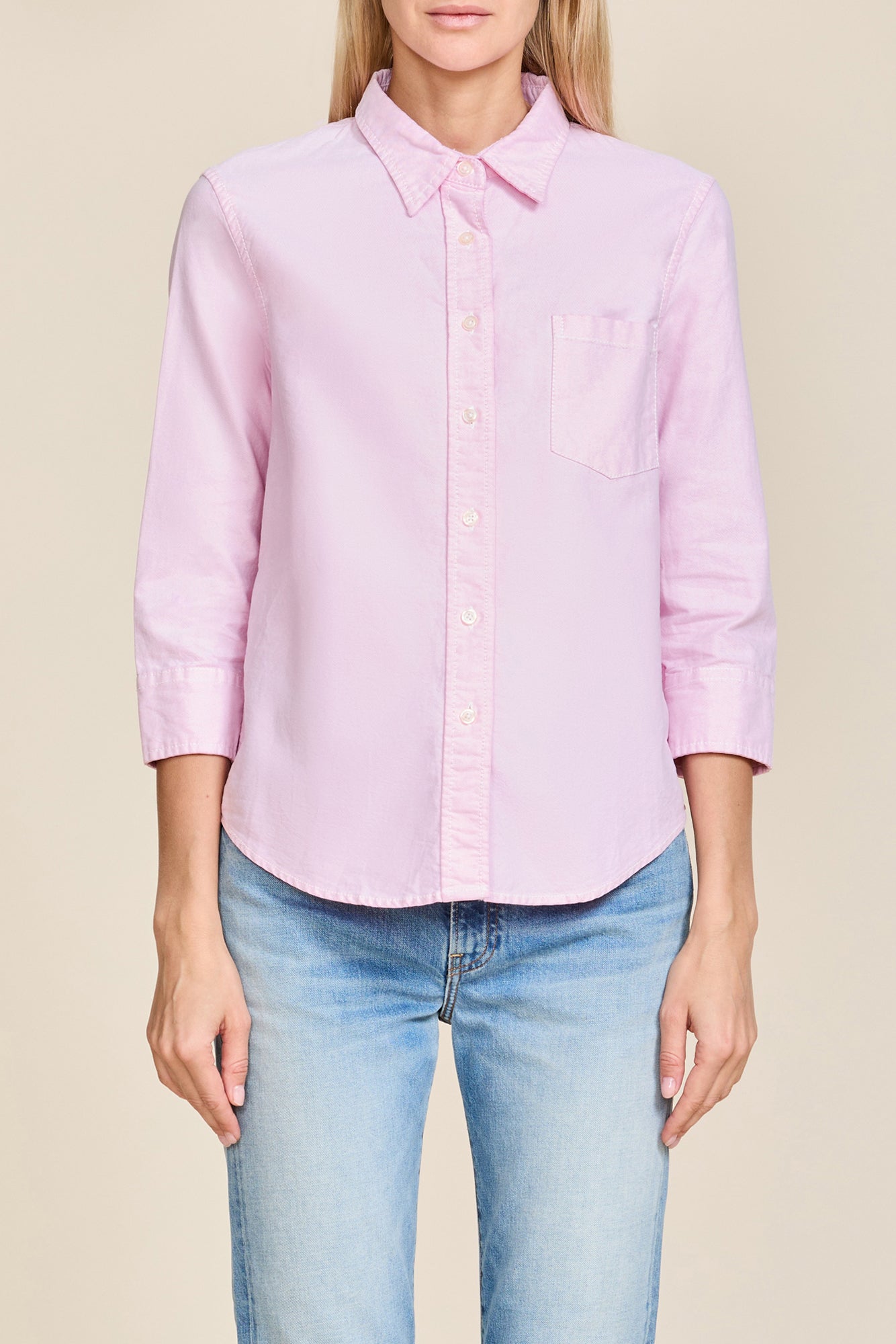 Adrienne Shrunken Shirt - Pink