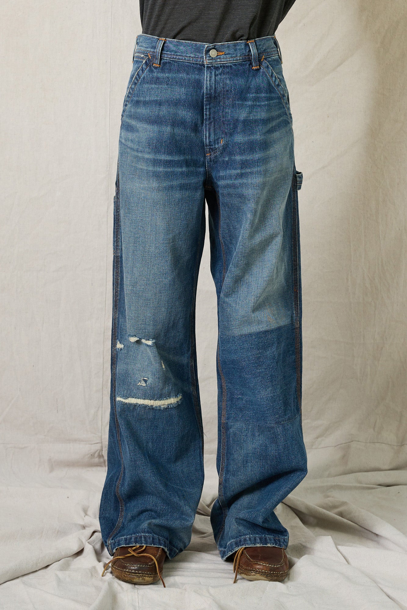 Teri Wide Leg Carpenter Jean - Eldon