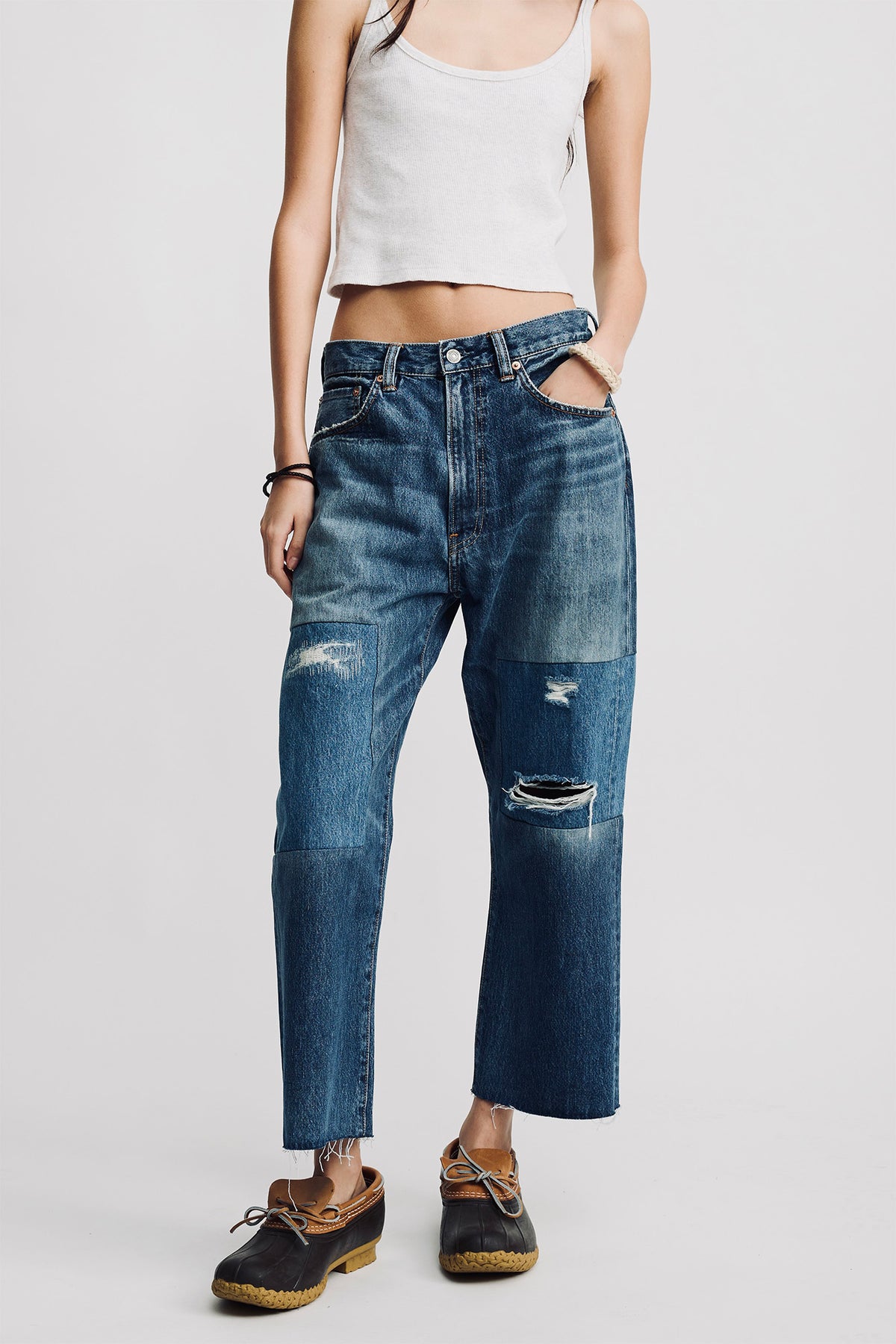 Haisley Slouch Boyfriend-Jeans – Fenmore Blue
