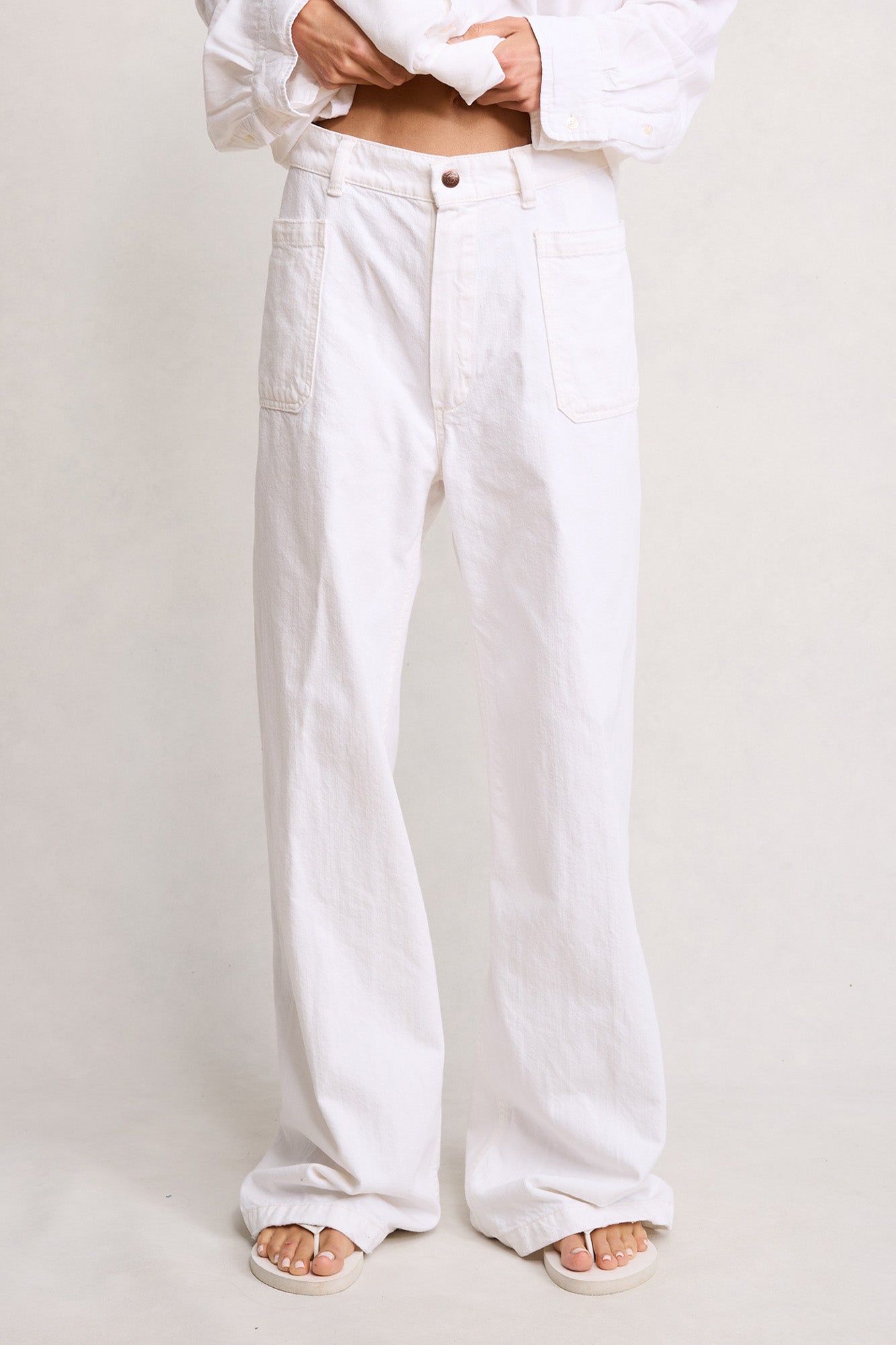 Deck Pant - White Wash