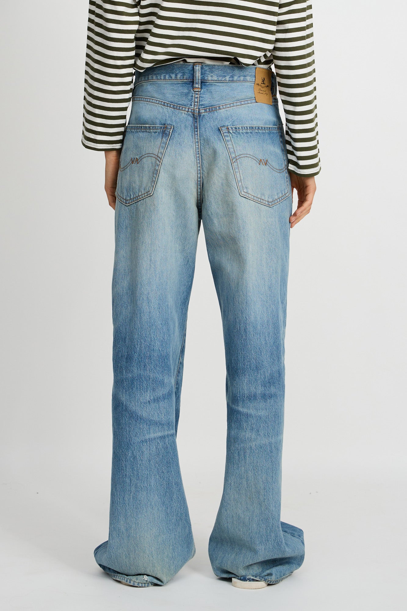 Teri Wide Leg Jean - Glenmore Blue