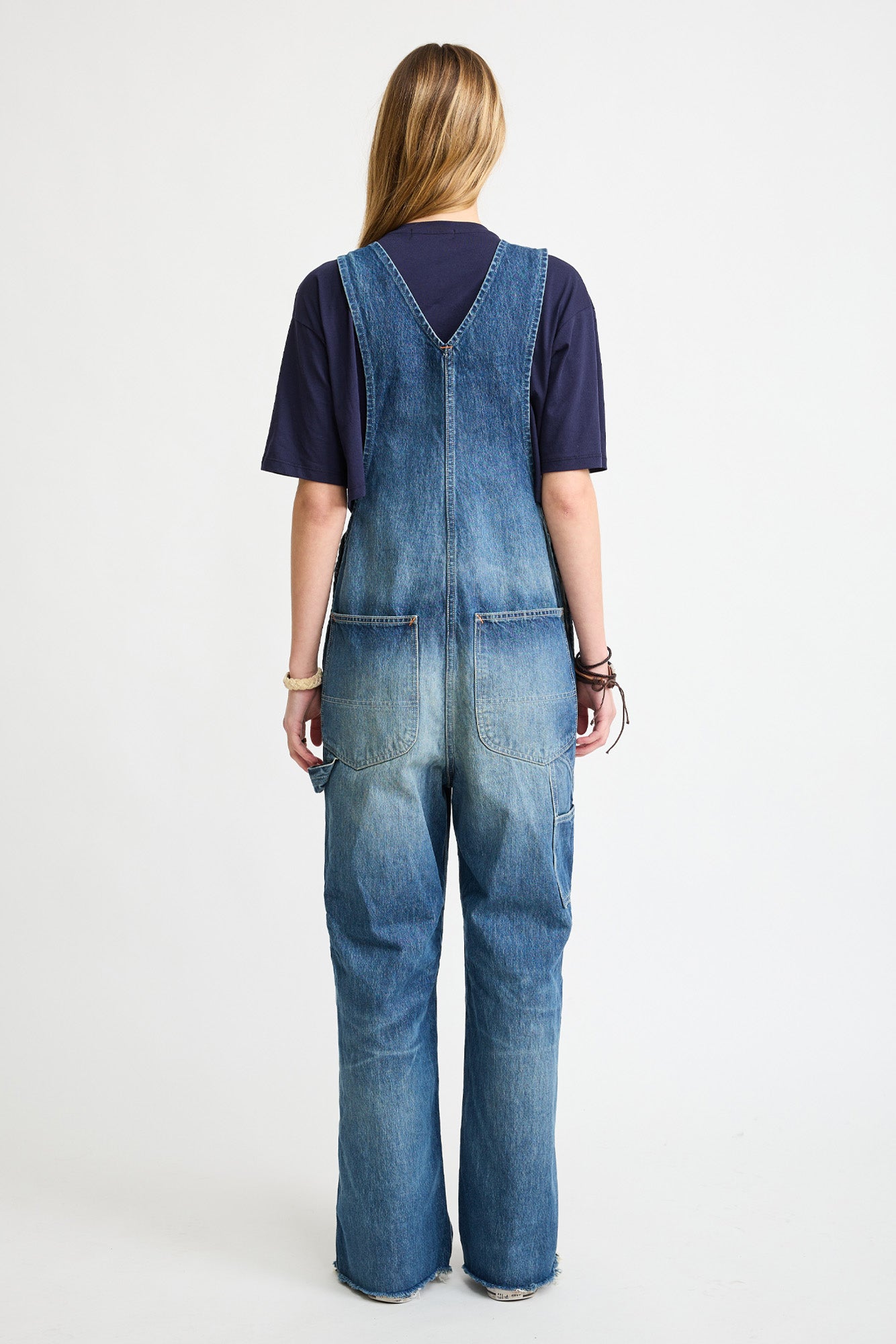 Slouch Bib Overall - Esher Blue