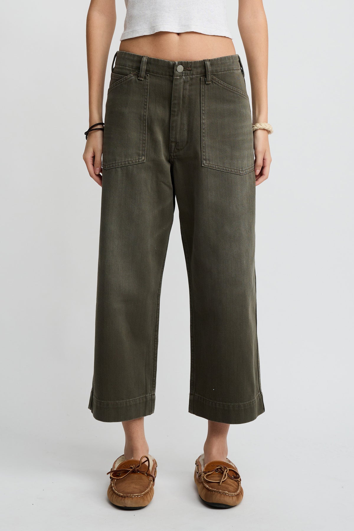 Georgia Arbeitshose - Vintage Dark Olive