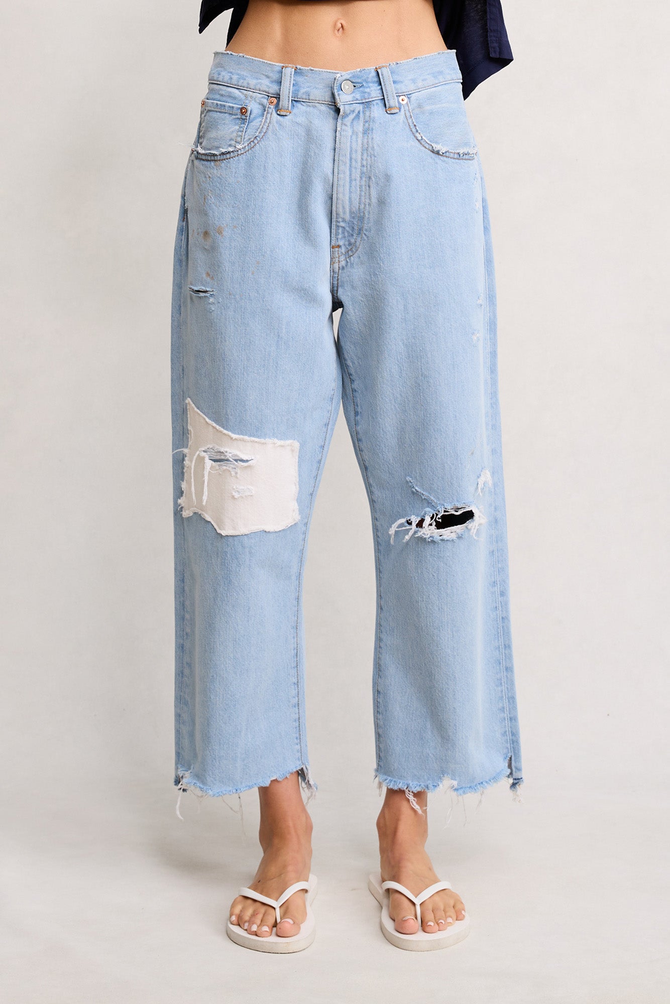 Haisley Slouch Boyfriend Jean - Coast Blue