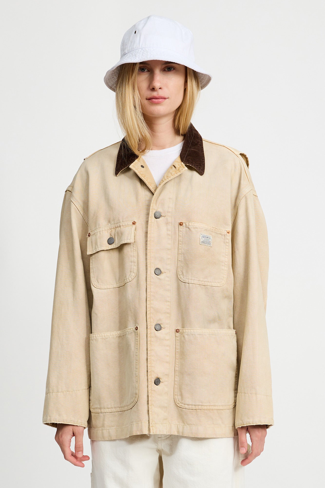 Oversized Chore Jacket - Light Khaki