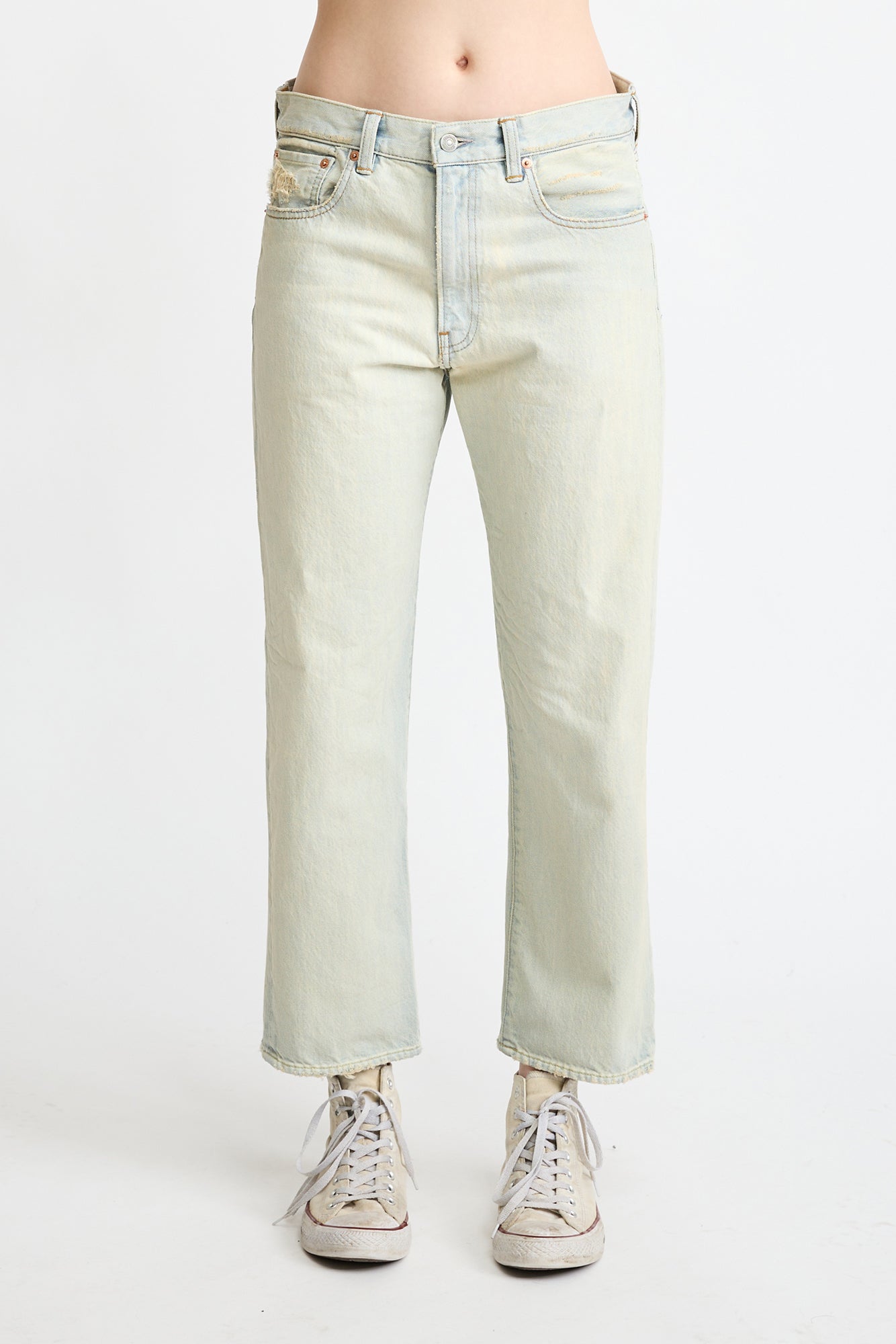 Lucy Boyfriend Jean - Lenox Blue