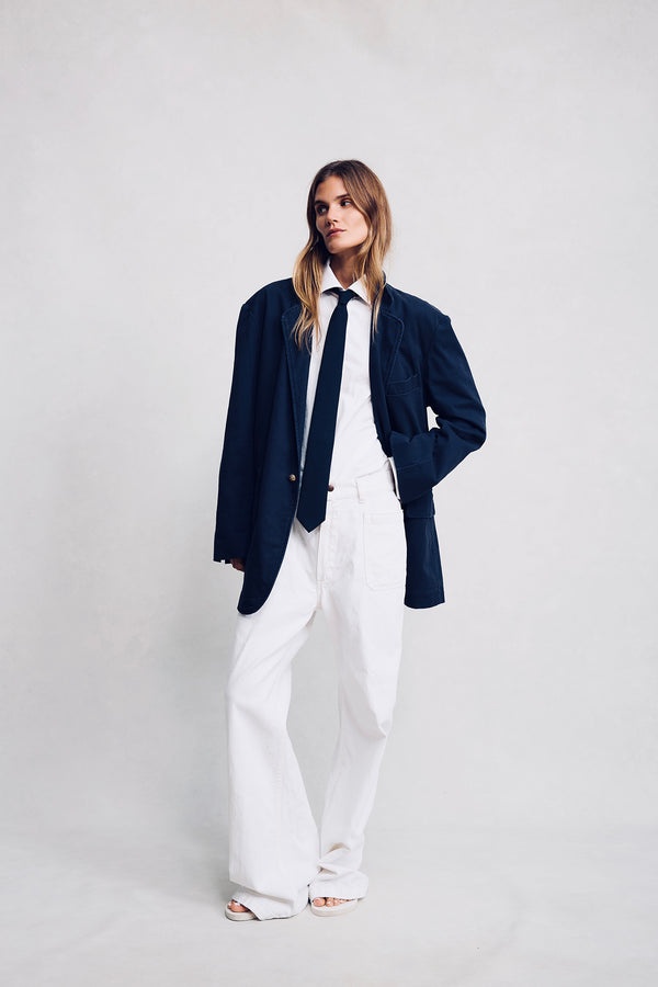 Deconstructed Blazer - Navy Blue - Denimist - denimist