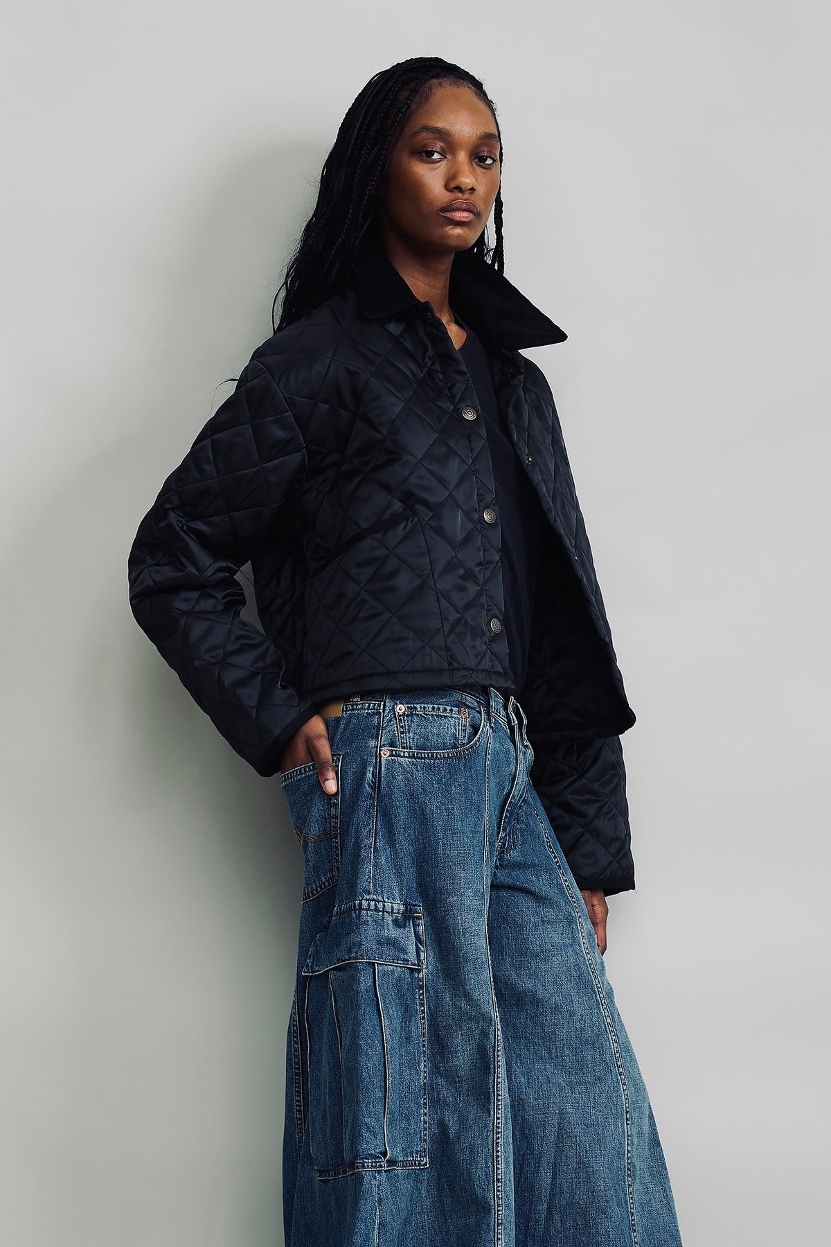 Faulkner Quilted Jacket - Black