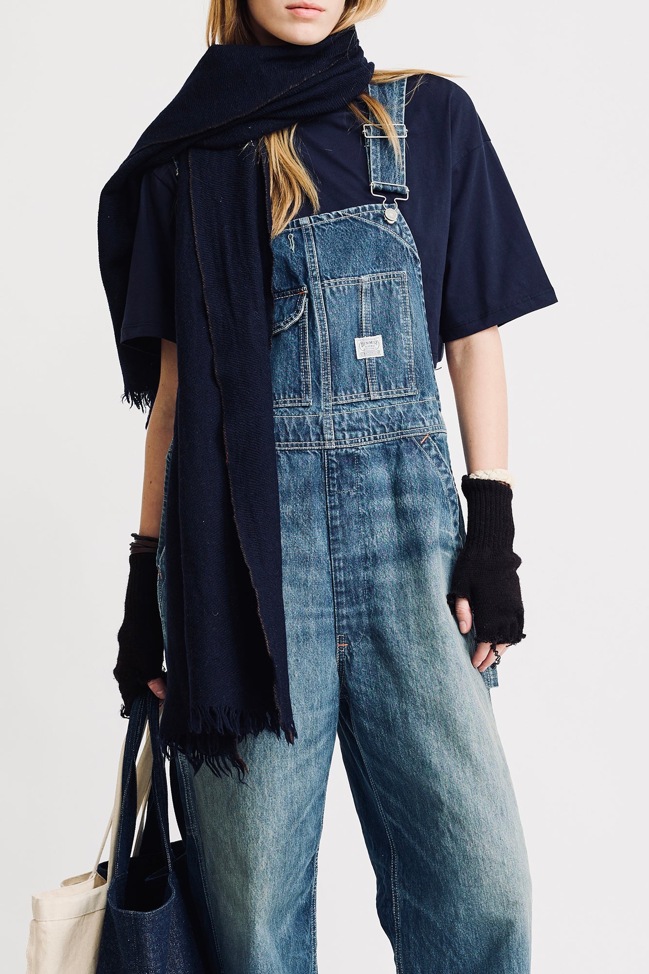 Slouch Bib Overall - Esher Blue