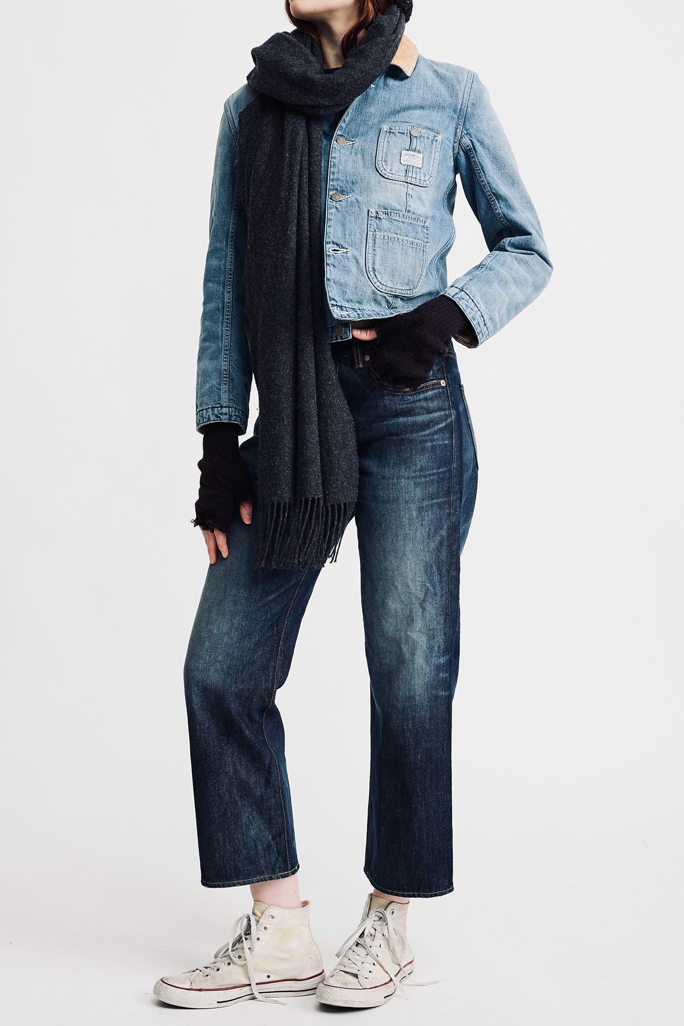 Lindsay Slim Boyfriend Jean - Dewitt Blue