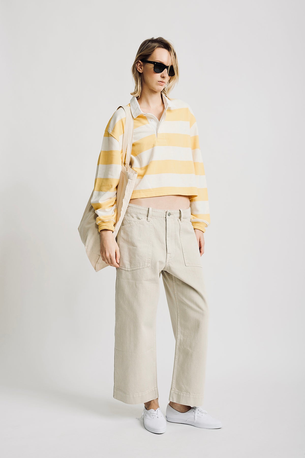 Charlie Rugby Tee - Jumbo Yellow Stripe