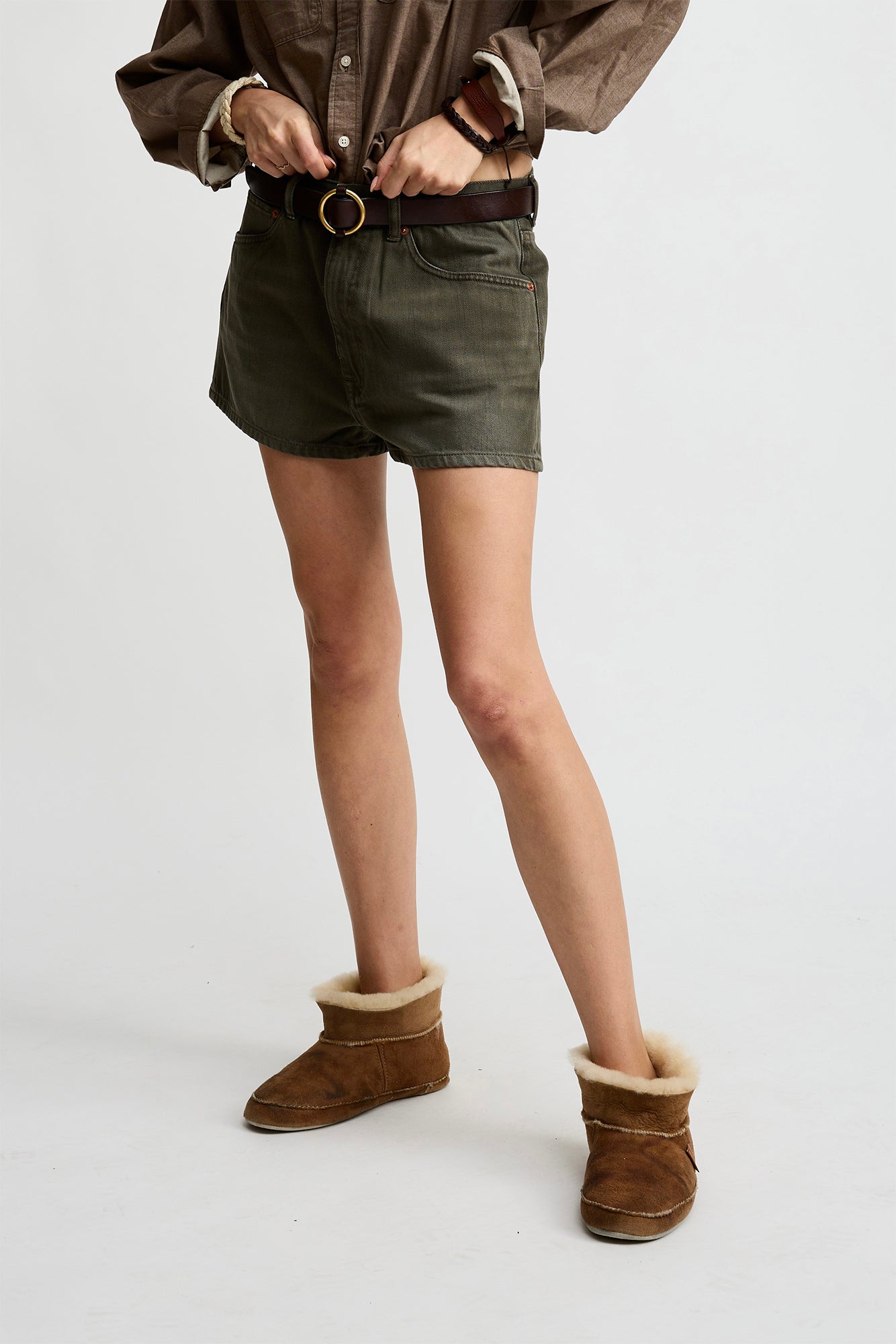 Haisley Short - Vintage Dark Olive