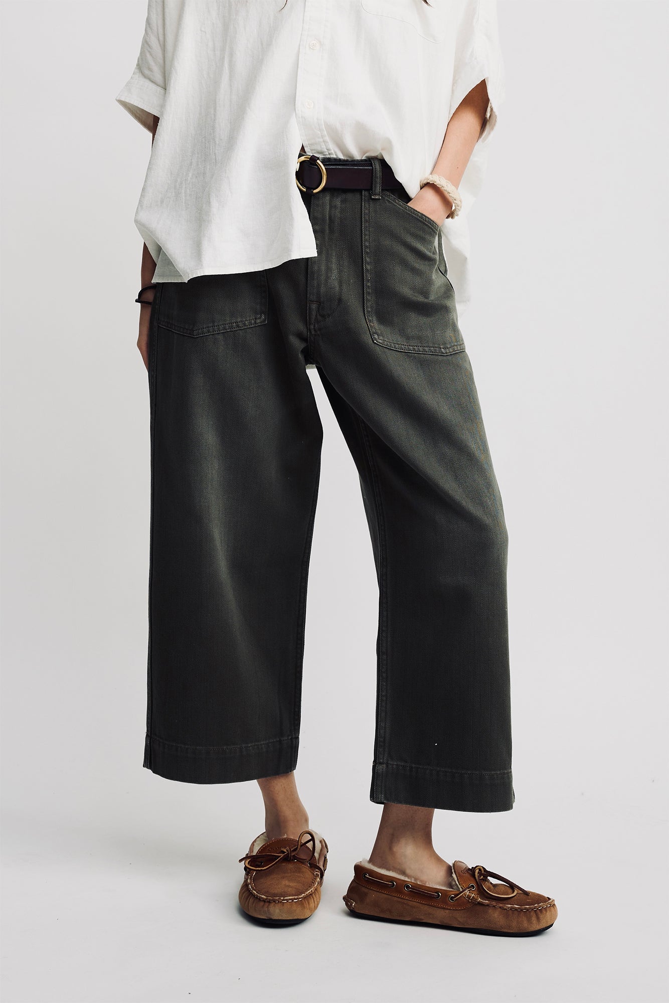 Georgia Work Pant - Vintage Dark Olive