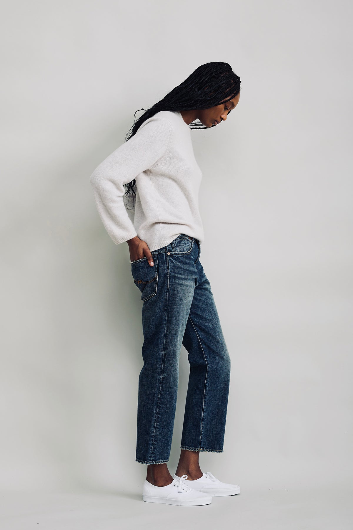 Lucy Boyfriend Jean - Sloane Indigo