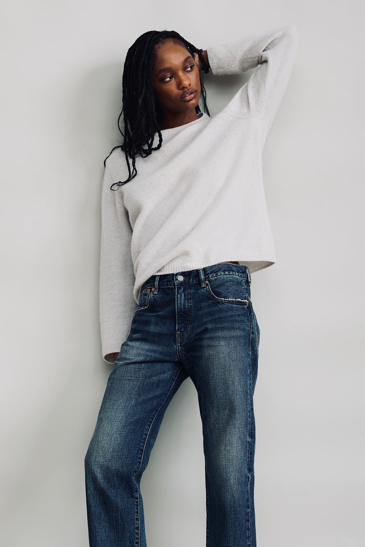 Lucy Boyfriend Jean - Sloane Indigo