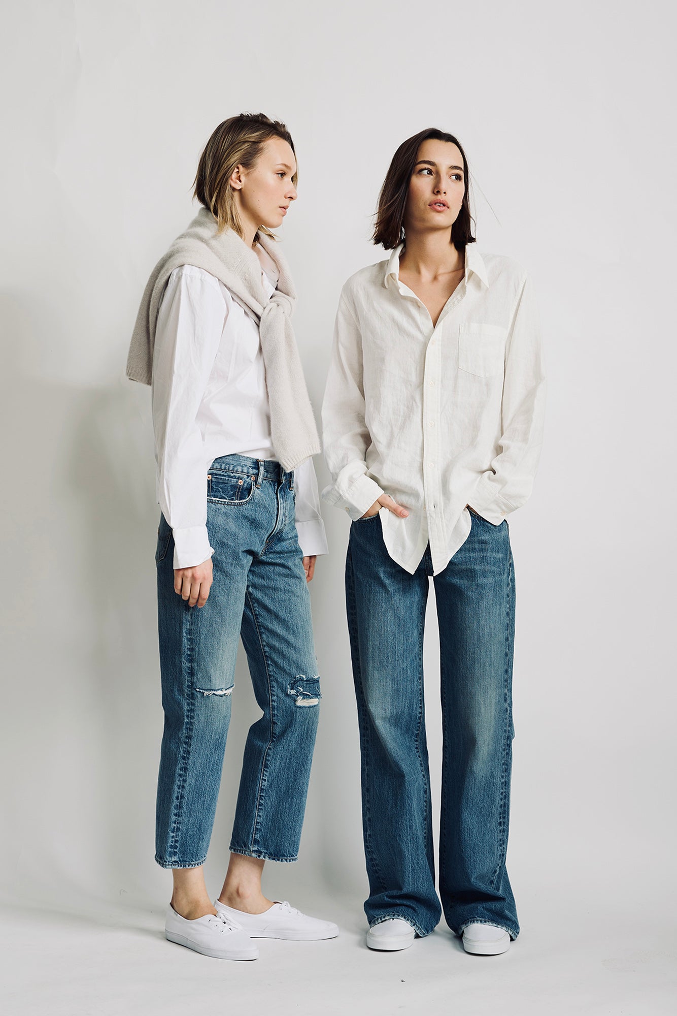 Lindsay Slim Boyfriend Jean - Rehan Blue