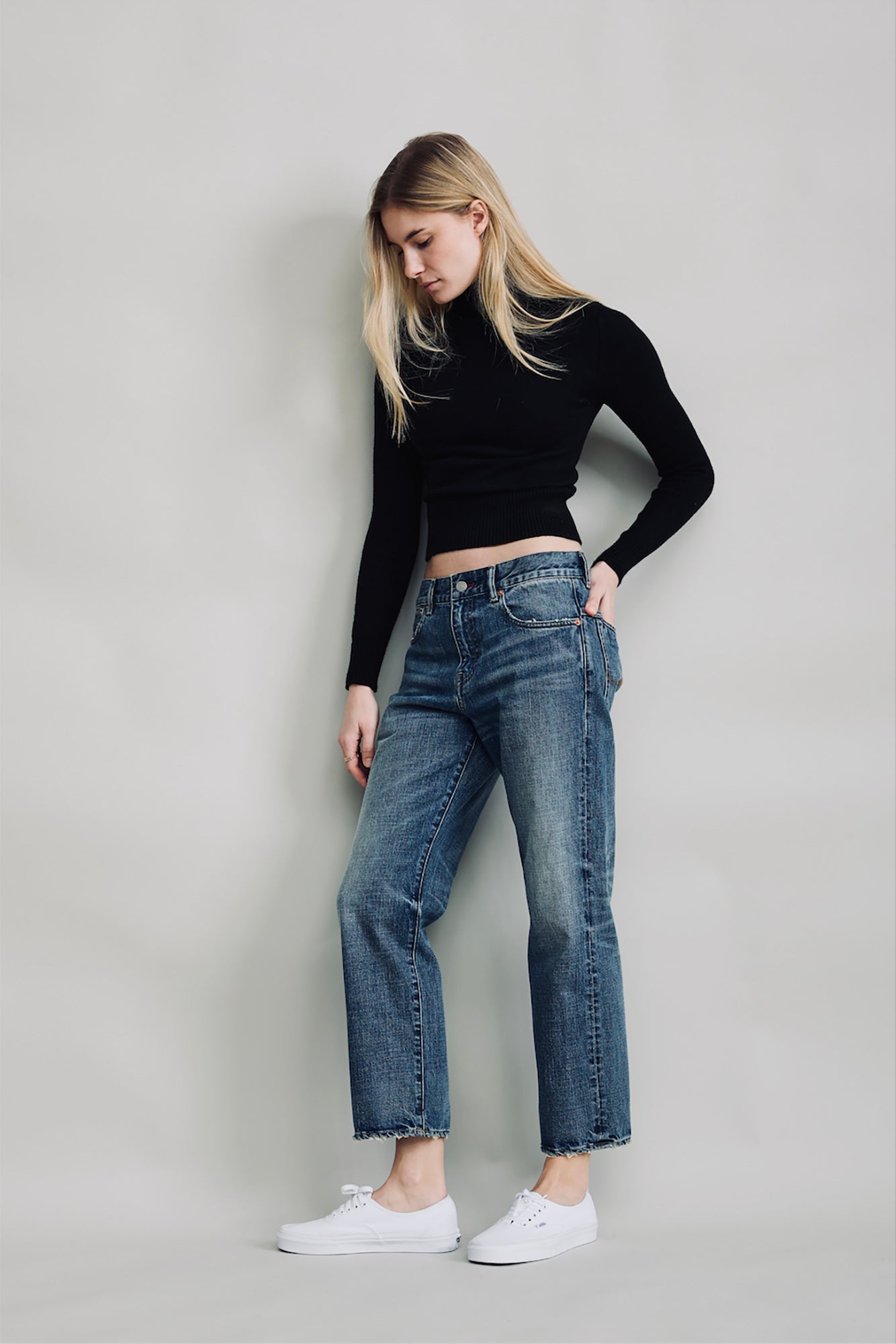 Lindsay Slim Boyfriend Jean - Burke Indigo