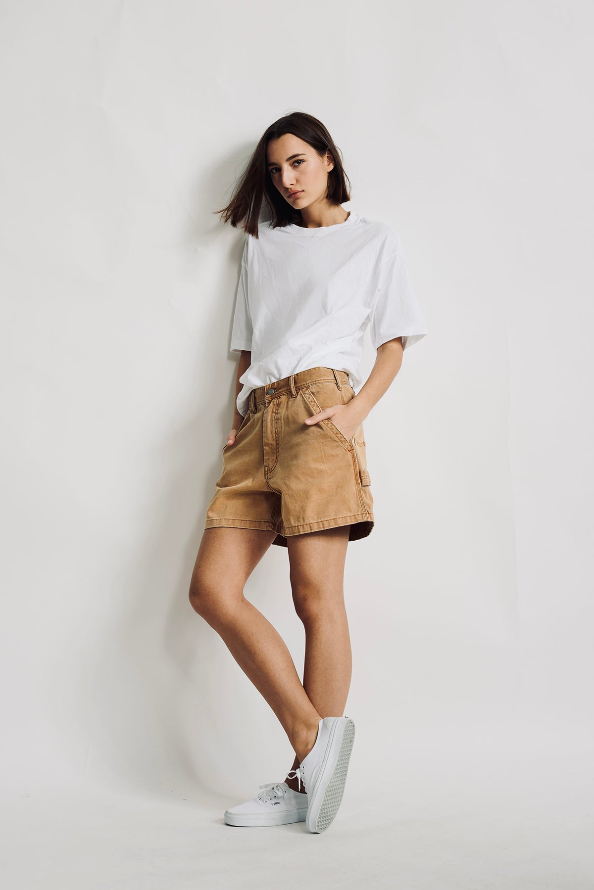 Emmerson Utility Short - Worn Khaki Canvas