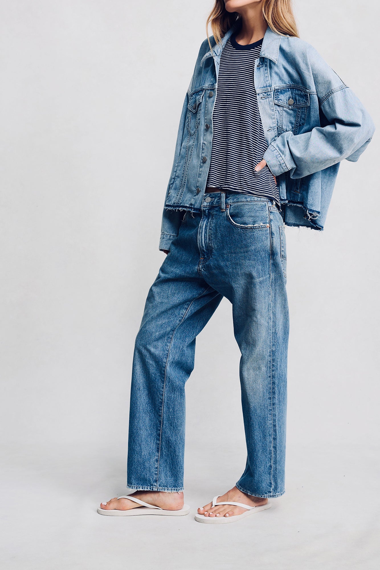 Lucy Boyfriend Jean - Rehan Blue