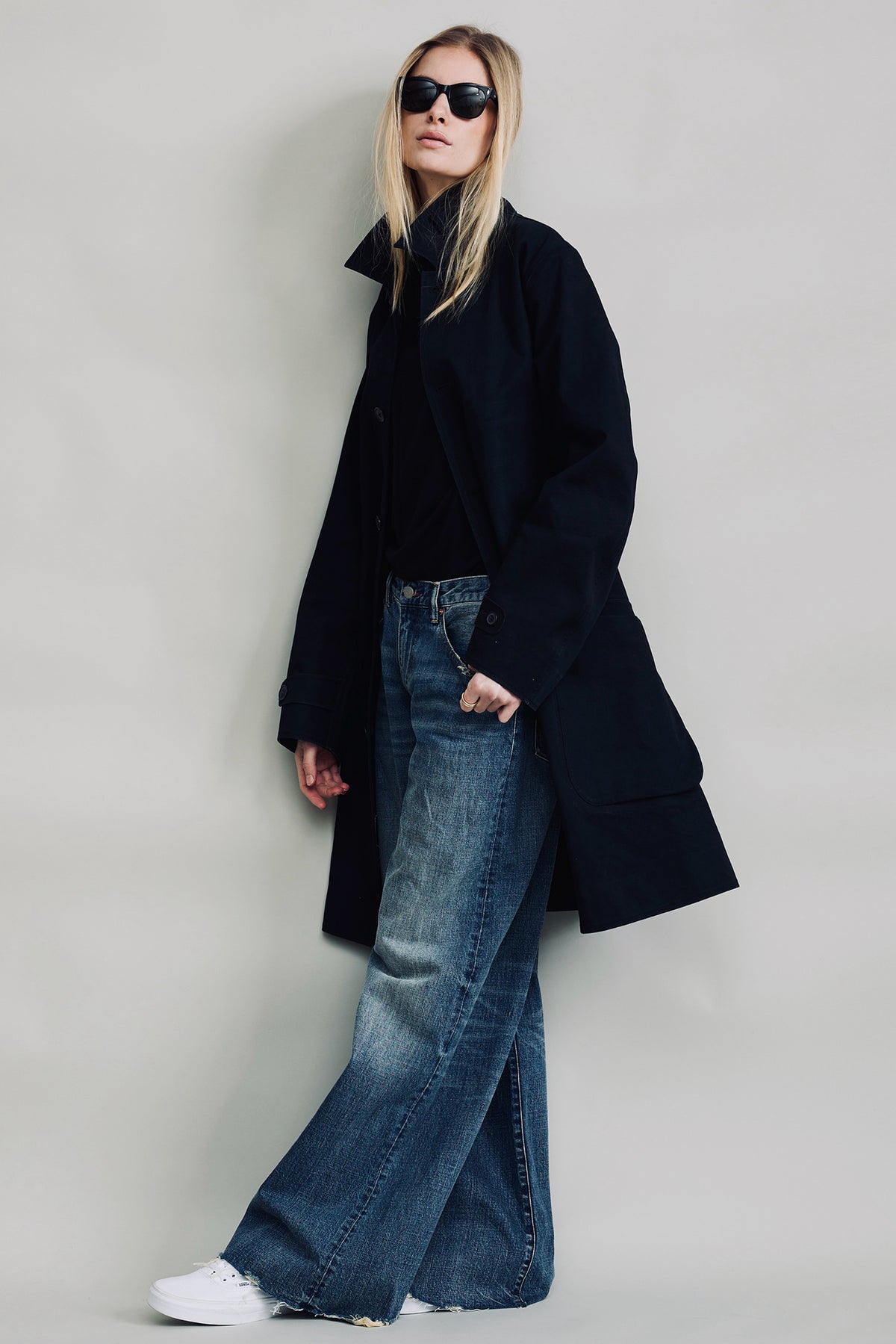 Myla Flare Jean - Burke Indigo