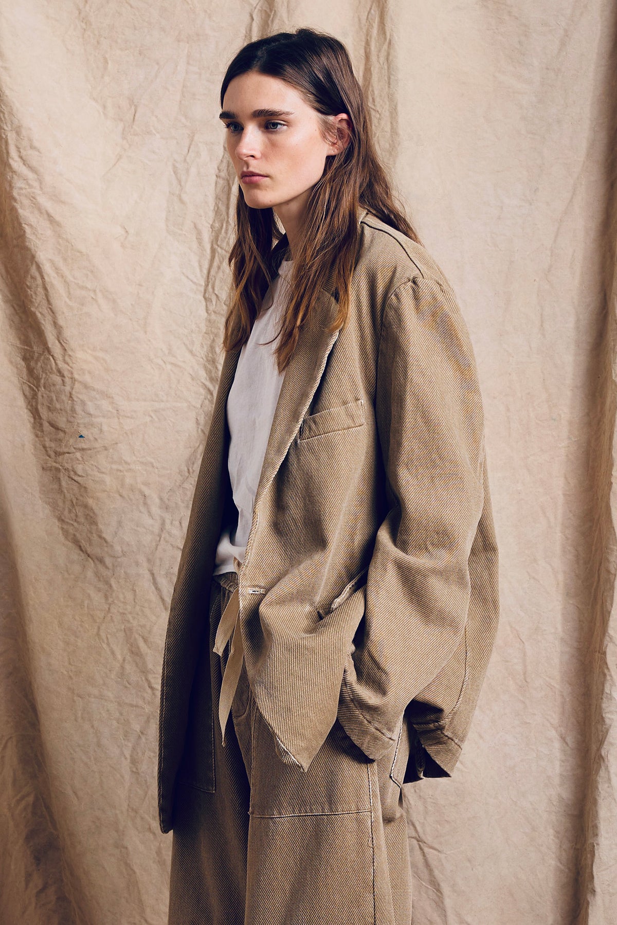 Deconstructed Blazer - Khaki | Denimist