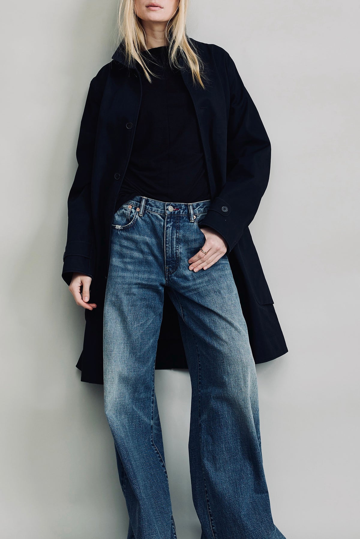 Myla Flare Jean - Burke Indigo