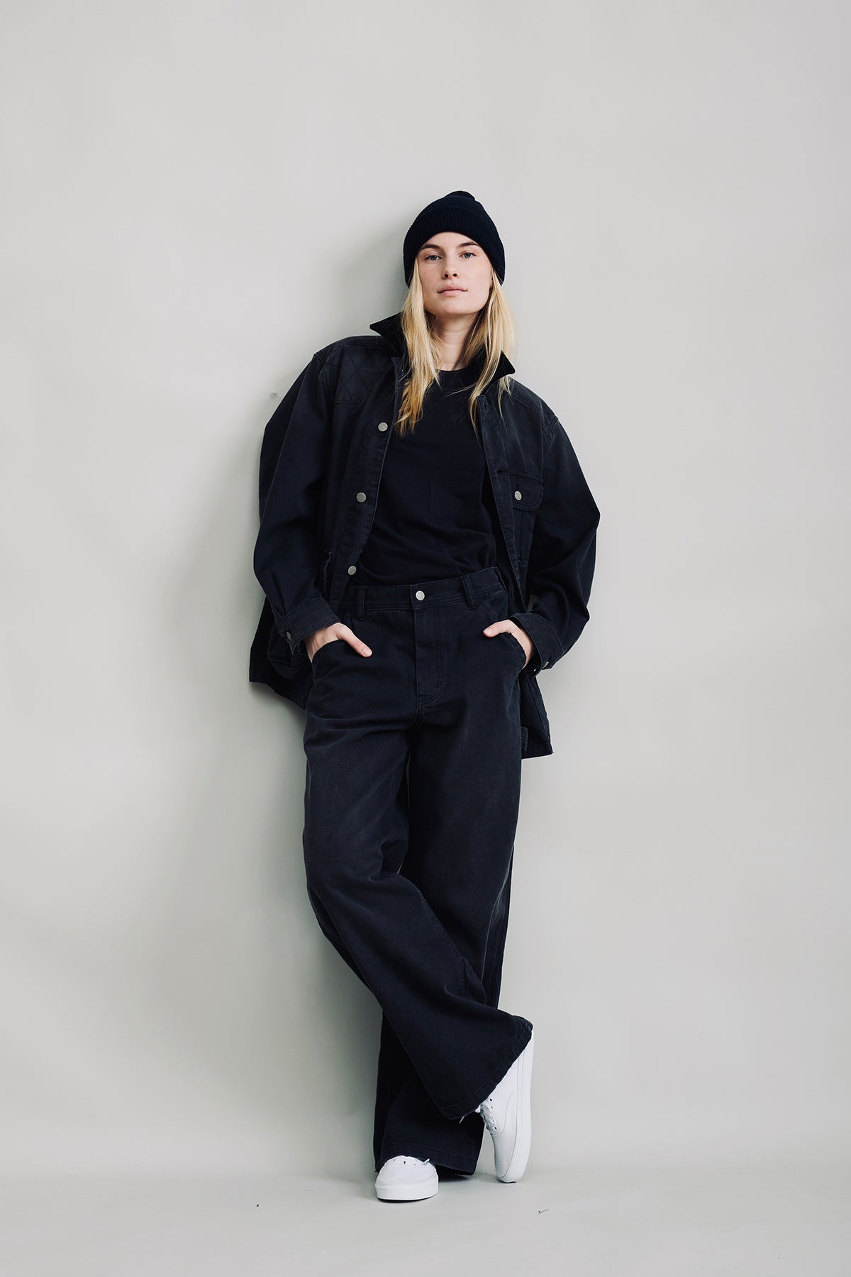 Relaxed Field Jacket - Worn Black Canvas