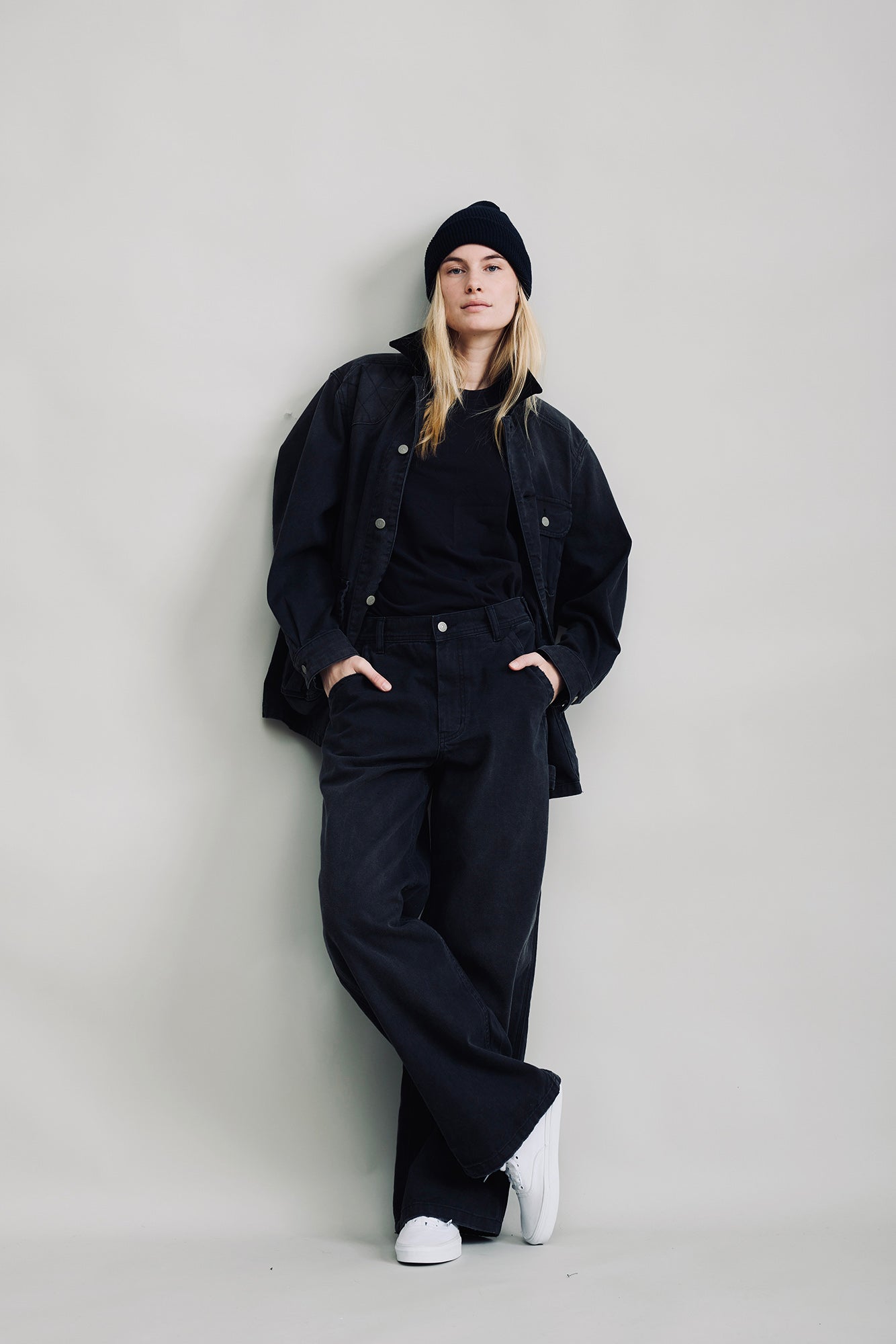 Relaxed Field Jacket - Worn Black Canvas