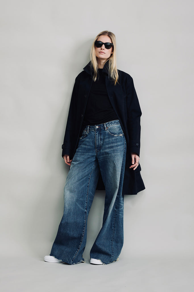 Myla Flare Jean - Burke Indigo