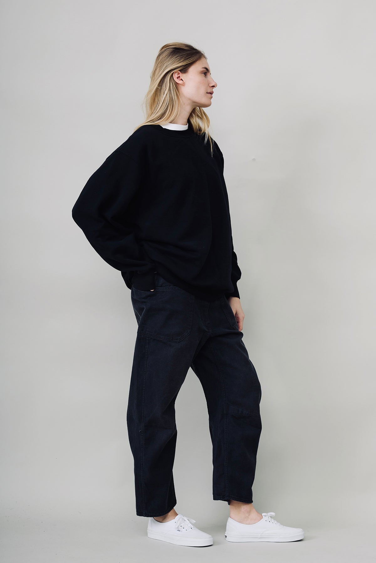 Bella Utility Pant - Worn Black Canvas