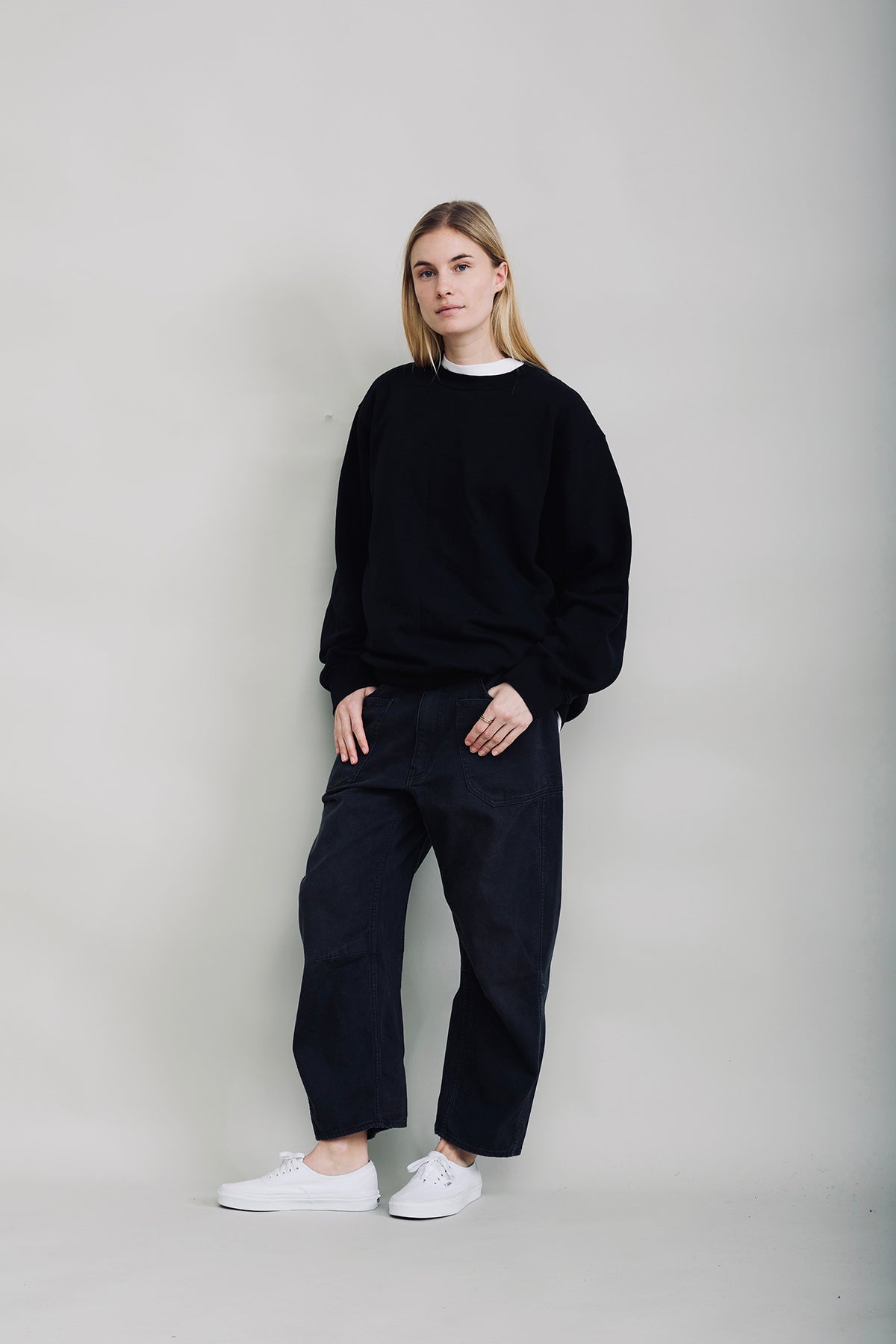 Bella Utility Pant - Worn Black Canvas