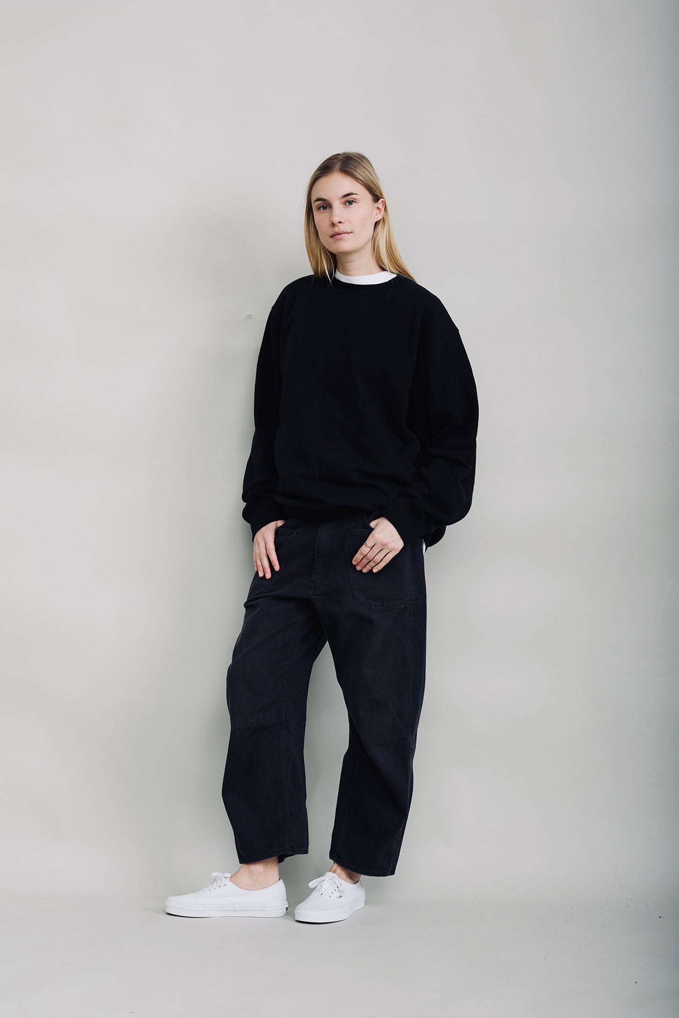 Bella Utility Pant - Worn Black Canvas