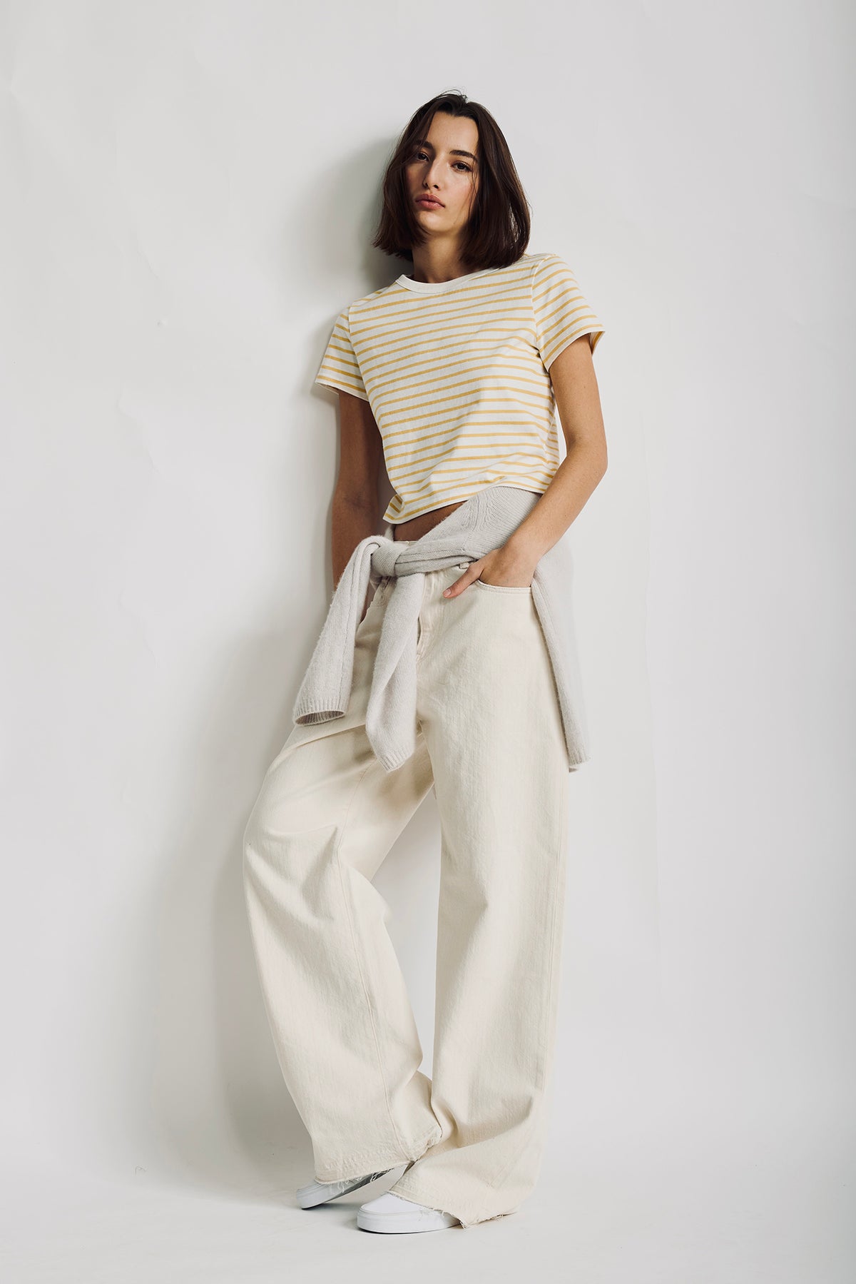 Lee Baby Striped Tee - Yellow Stripe Multi