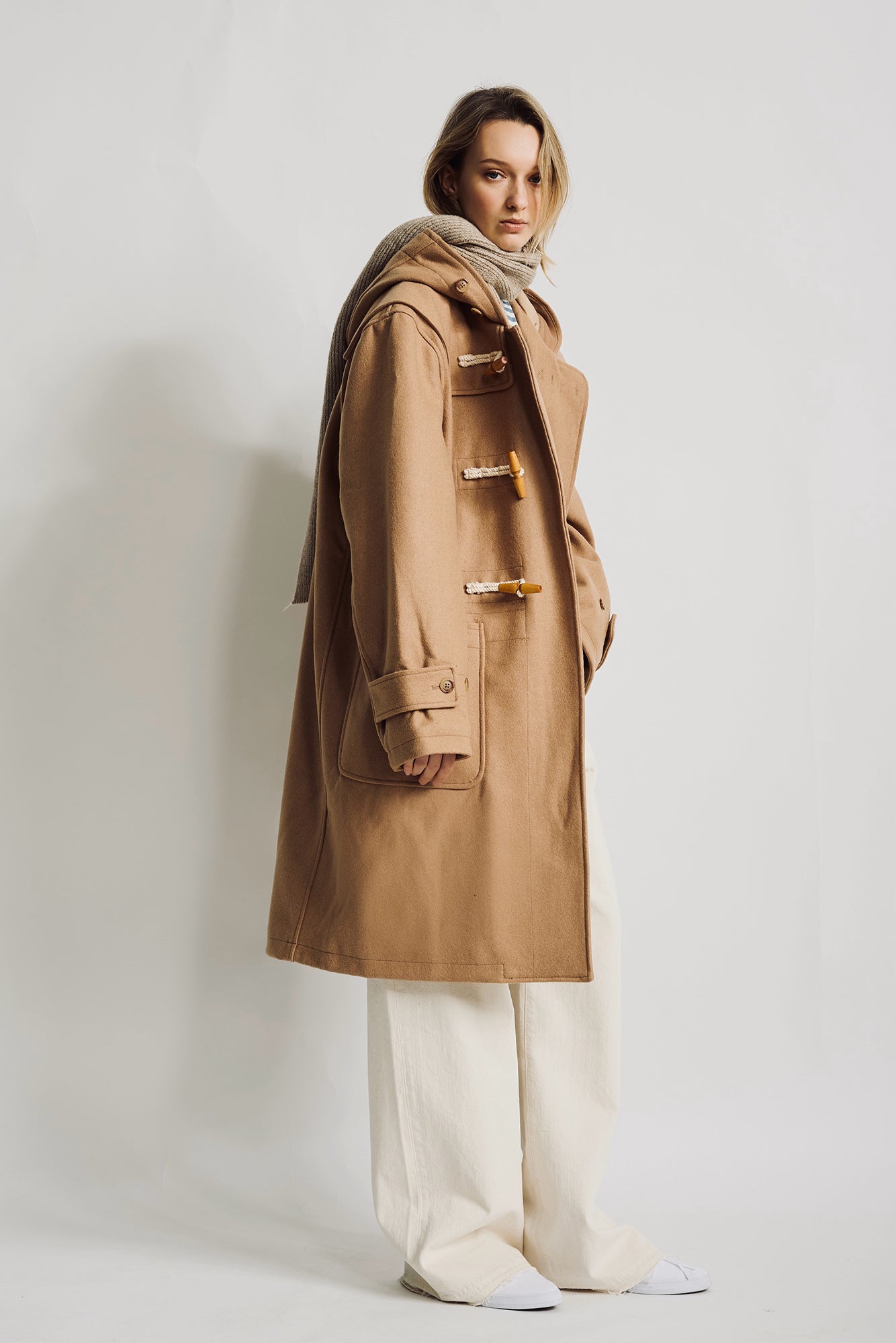 Clifden Duffle Coat - Camel Khaki