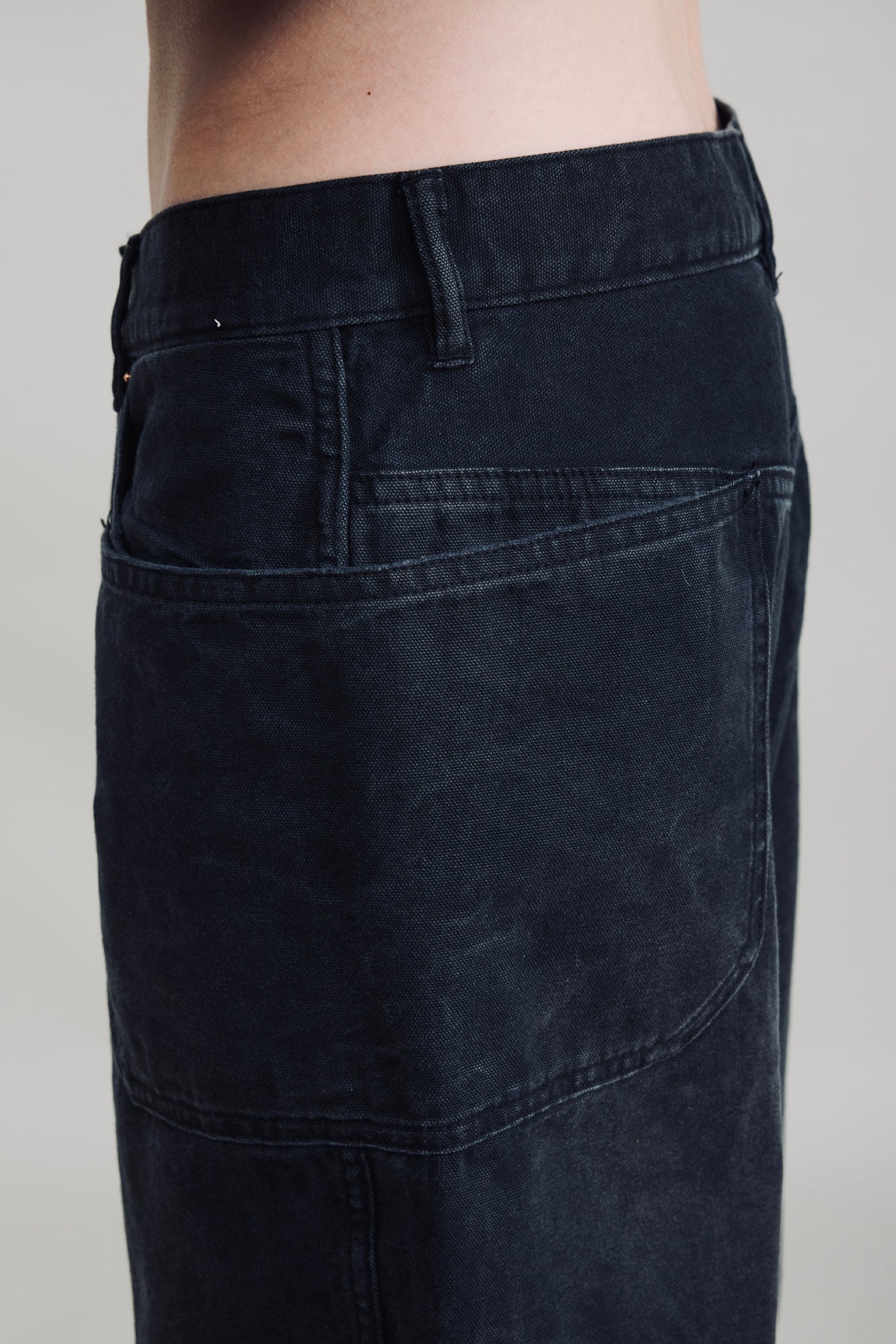 Bella Utility Pant - Worn Black Canvas