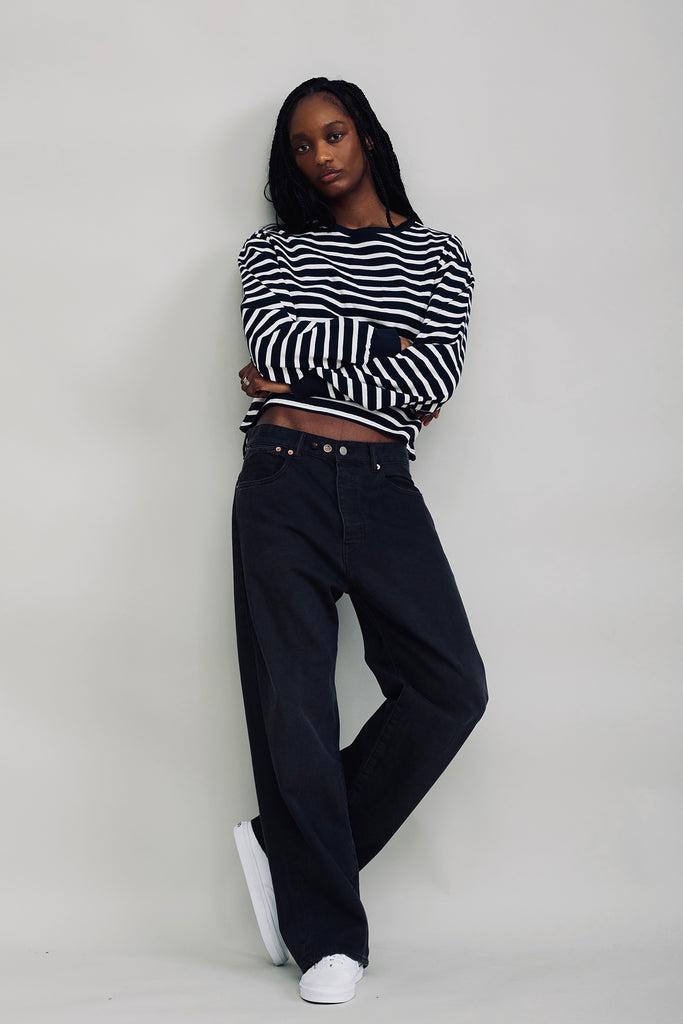 All Fit Jean - Worn Black Canvas