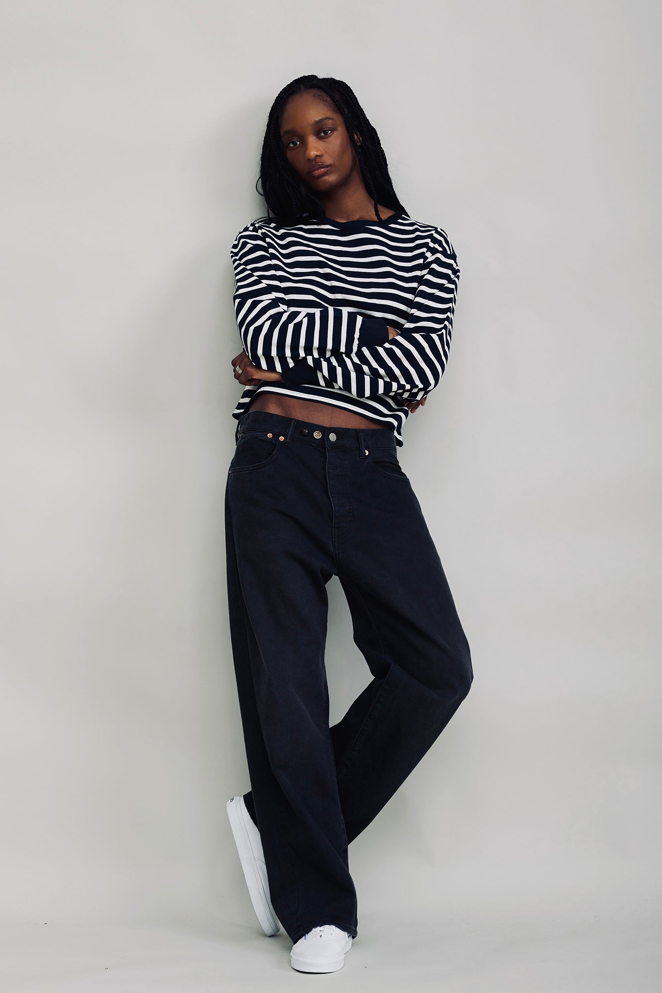 All Fit Jean - Worn Black Canvas