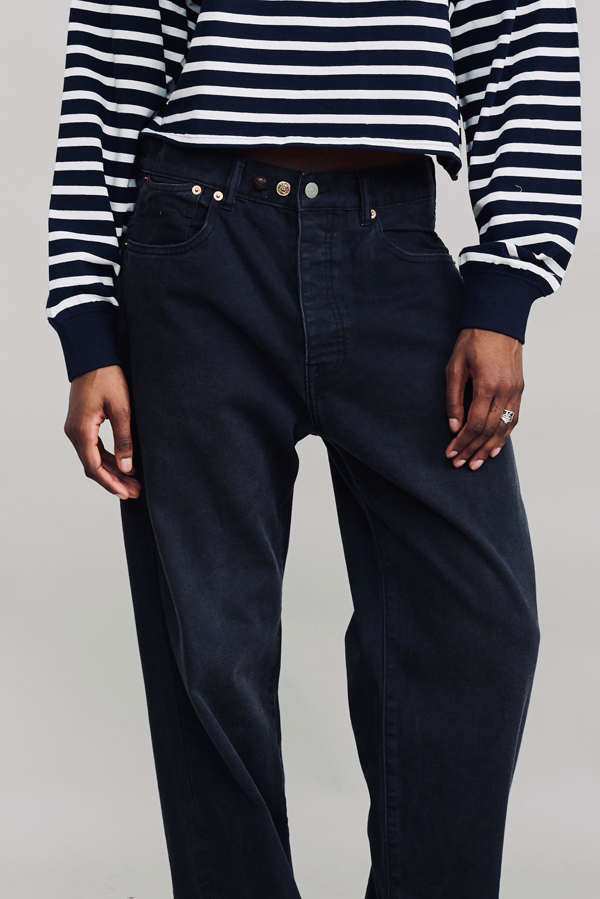All Fit Jean - Worn Black Canvas