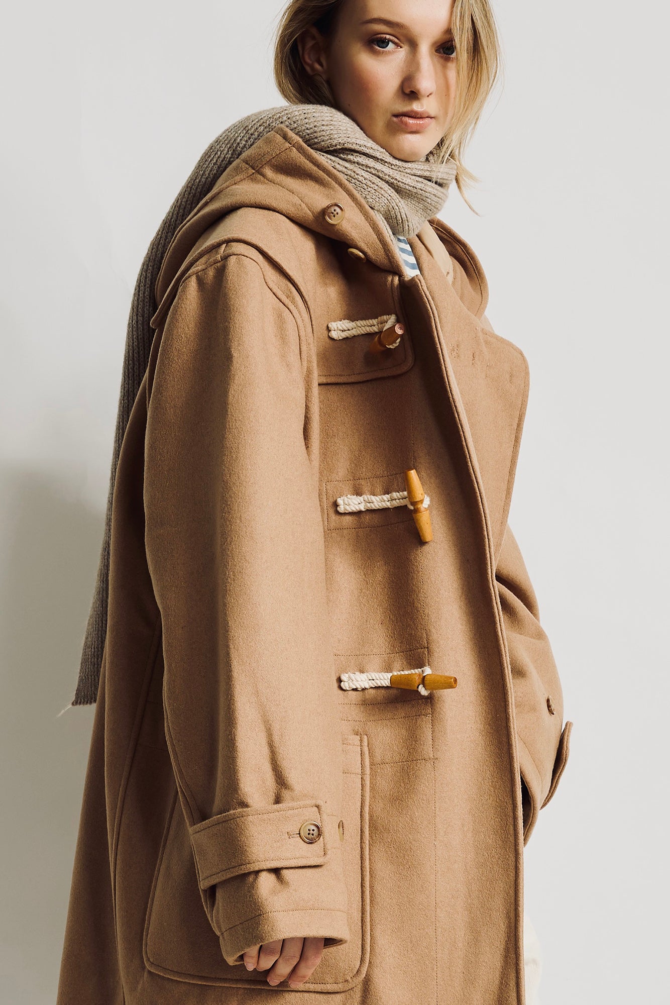 Clifden Duffle Coat - Camel Khaki