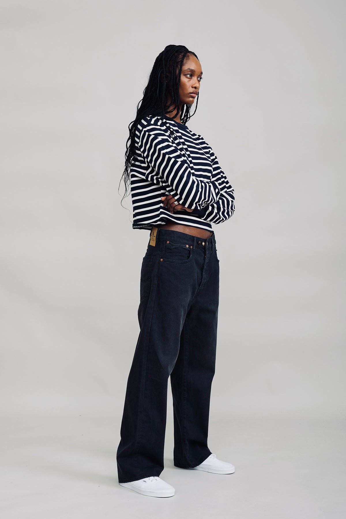 All Fit Jean - Worn Black Canvas
