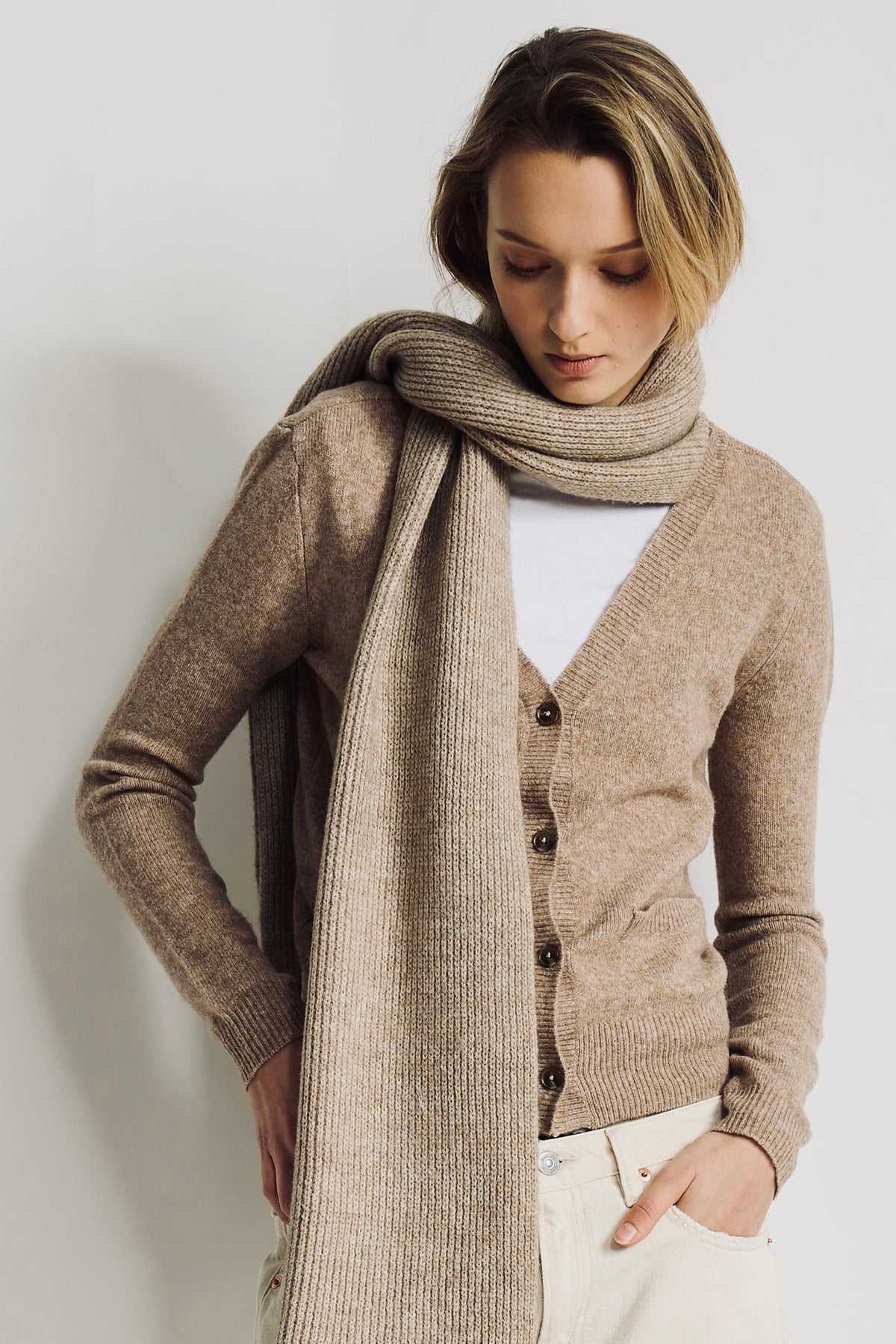 Flynn Cardigan - Light Brown