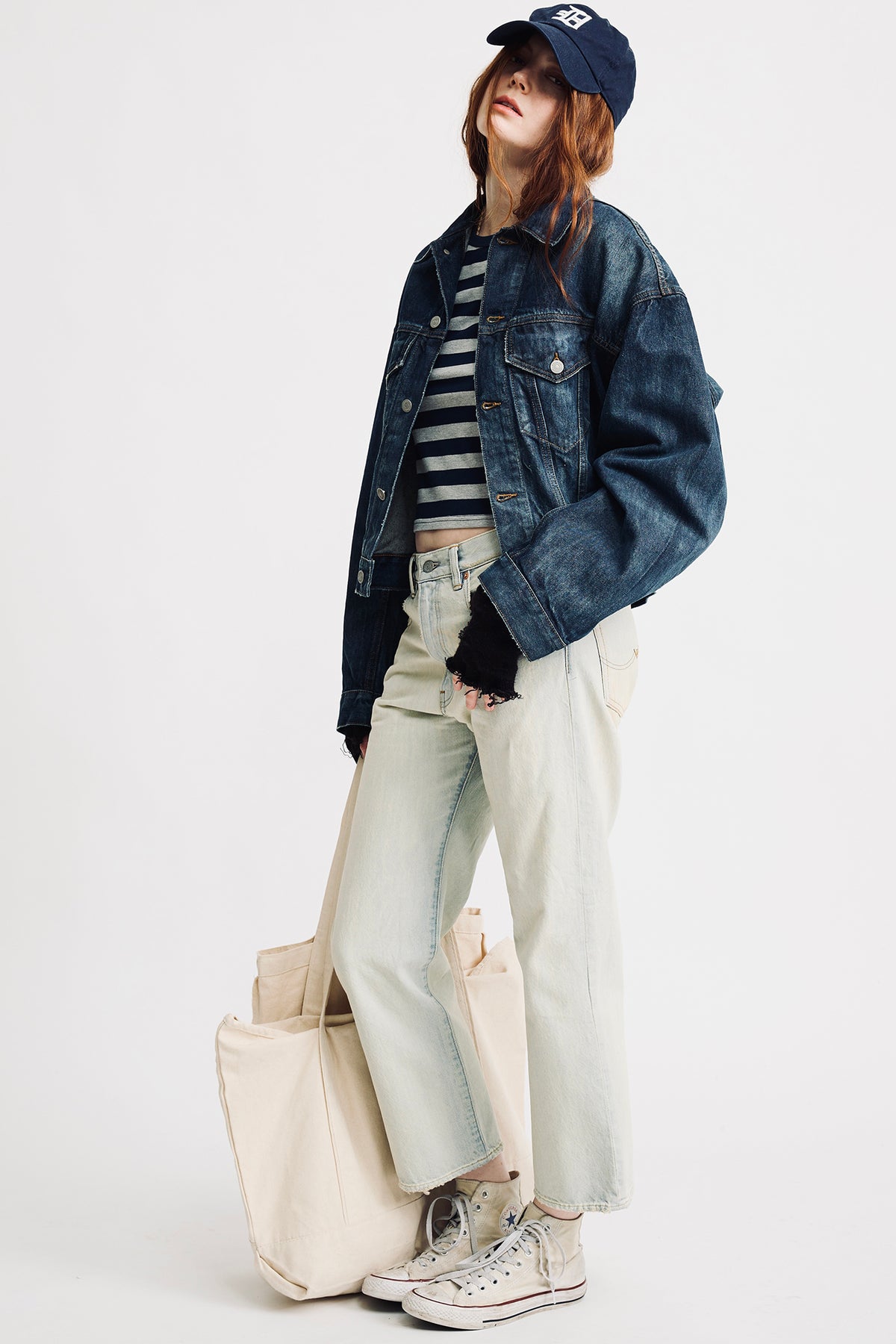 Lucy Boyfriend Jean - Lenox Blue