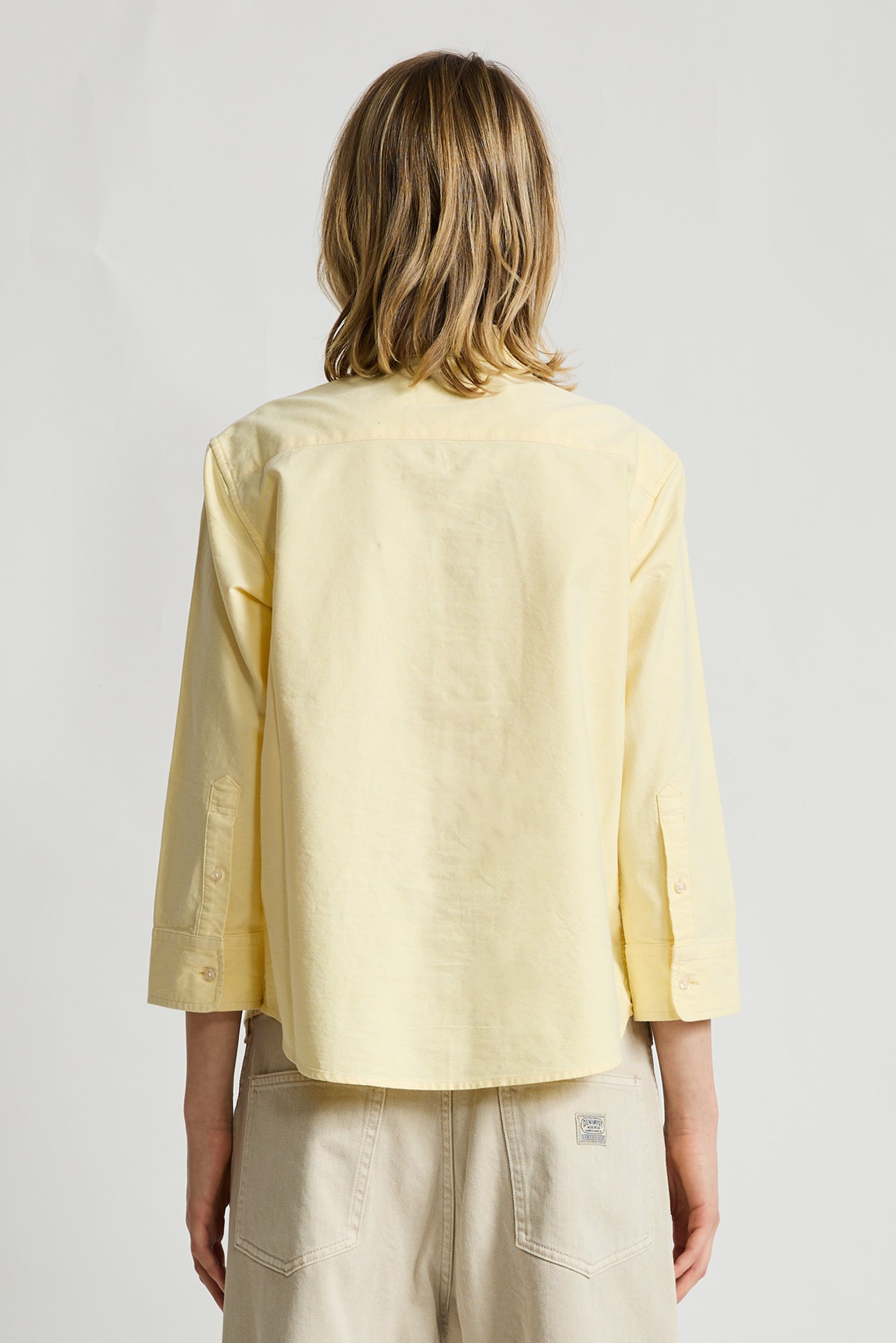 Adrienne Shrunken Shirt - Yellow